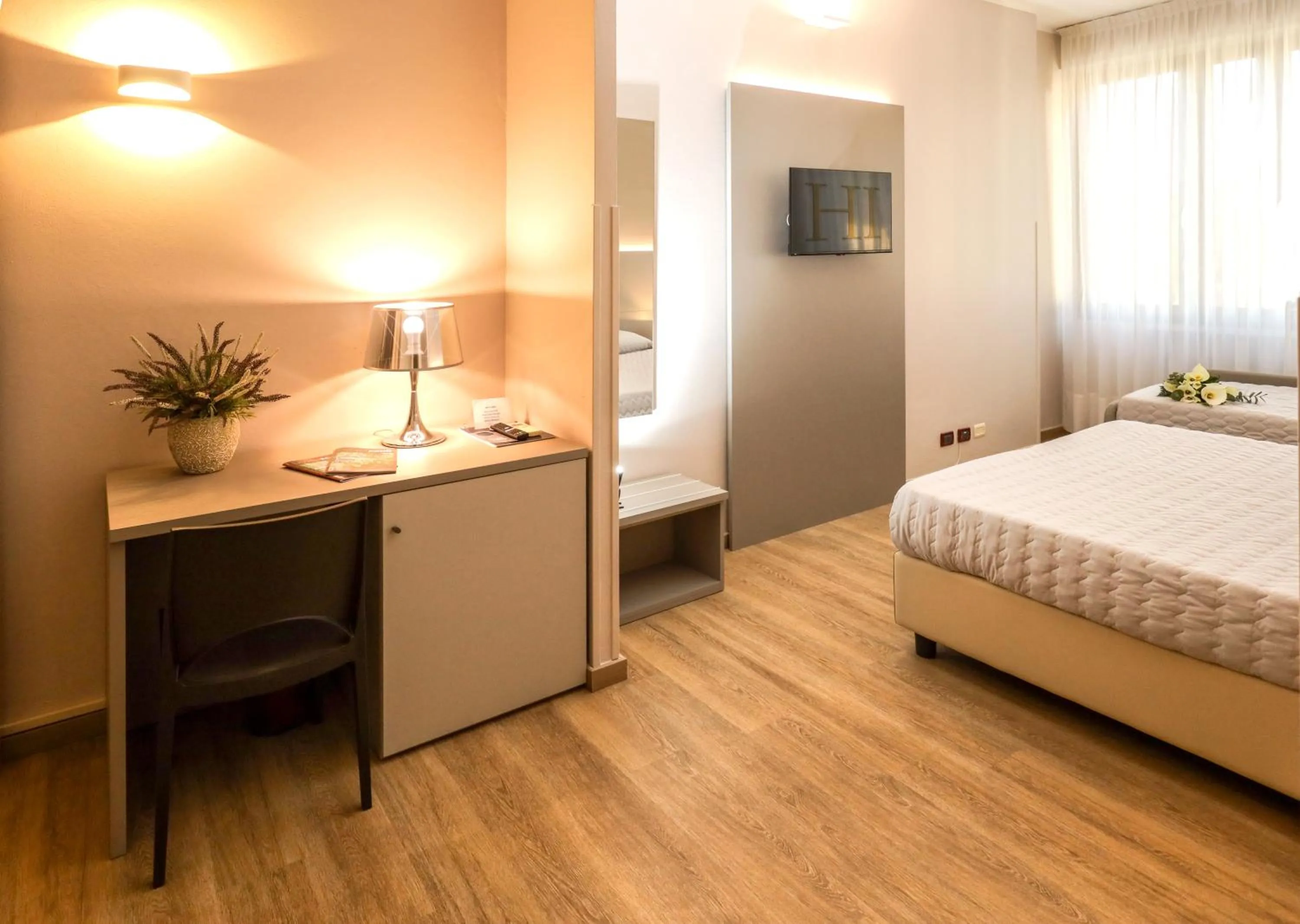 Bed in Hotel Italia