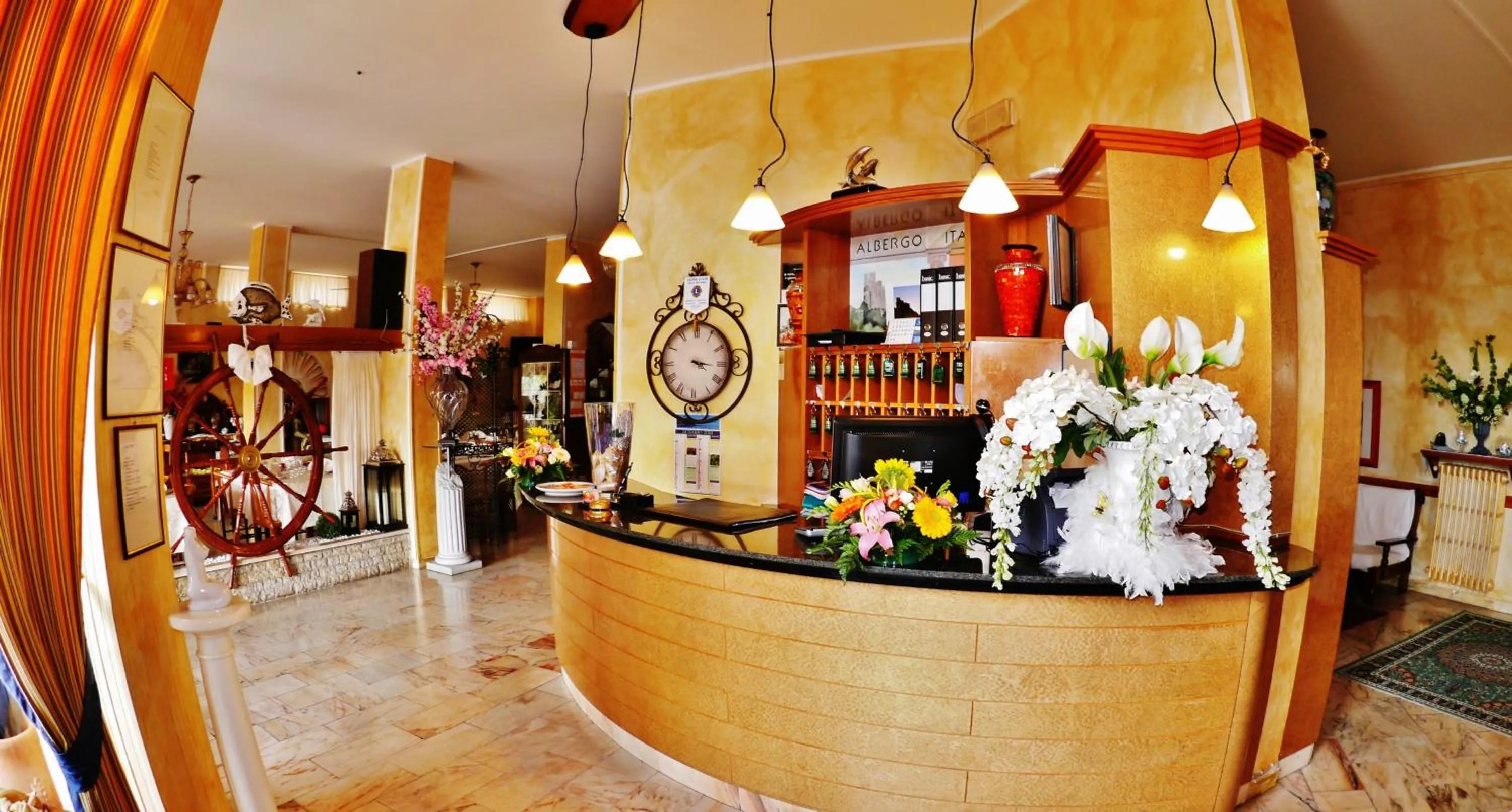 Lobby or reception in Hotel Italia