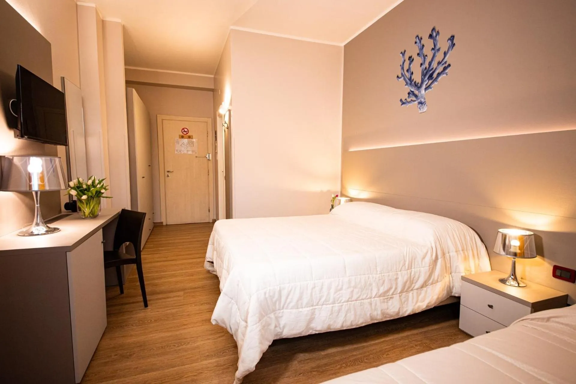 Bed in Hotel Italia