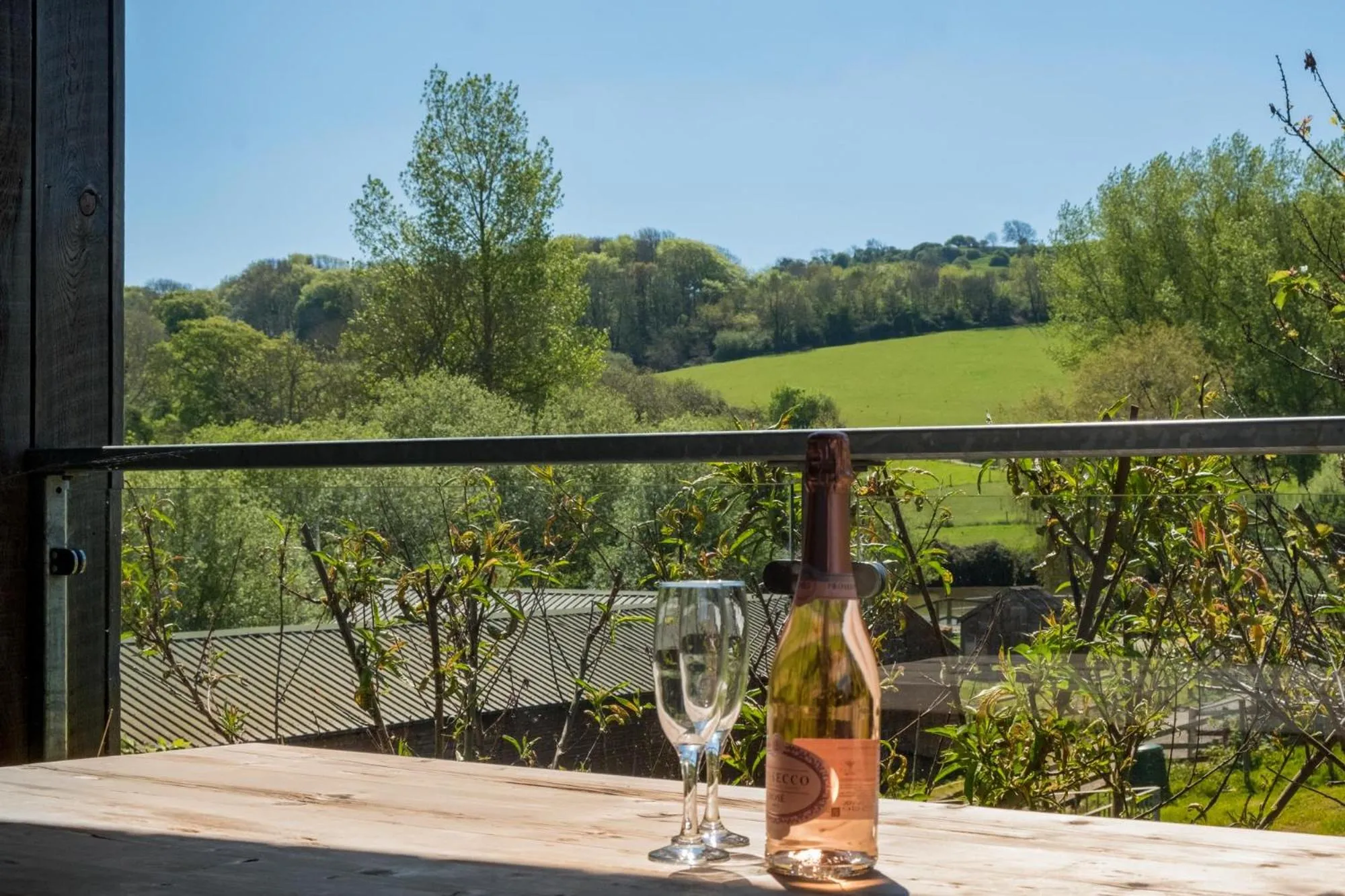 Balcony/Terrace in Godshill Park Barn