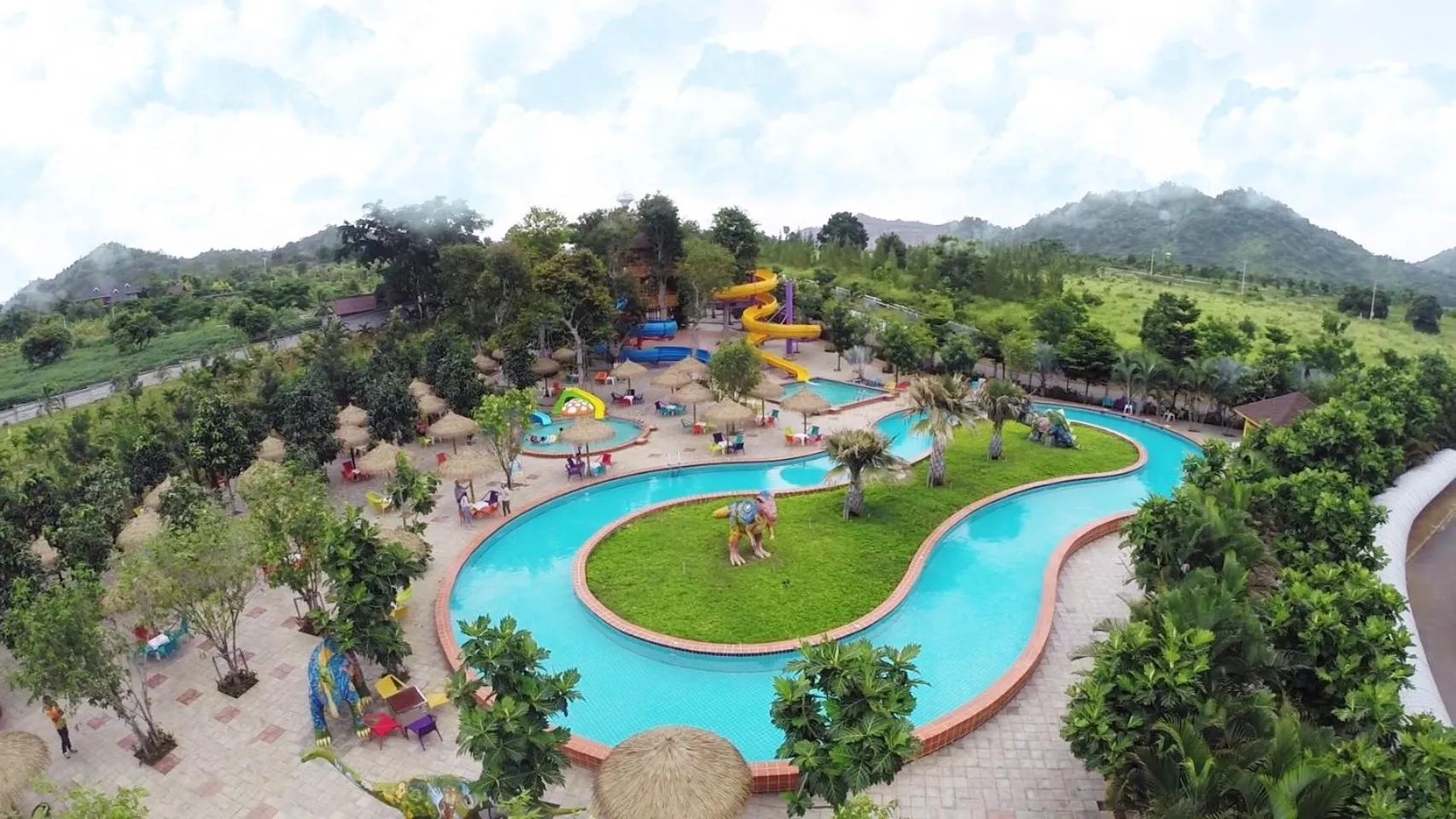 Aqua park in Khao Yai Fantasy Resort