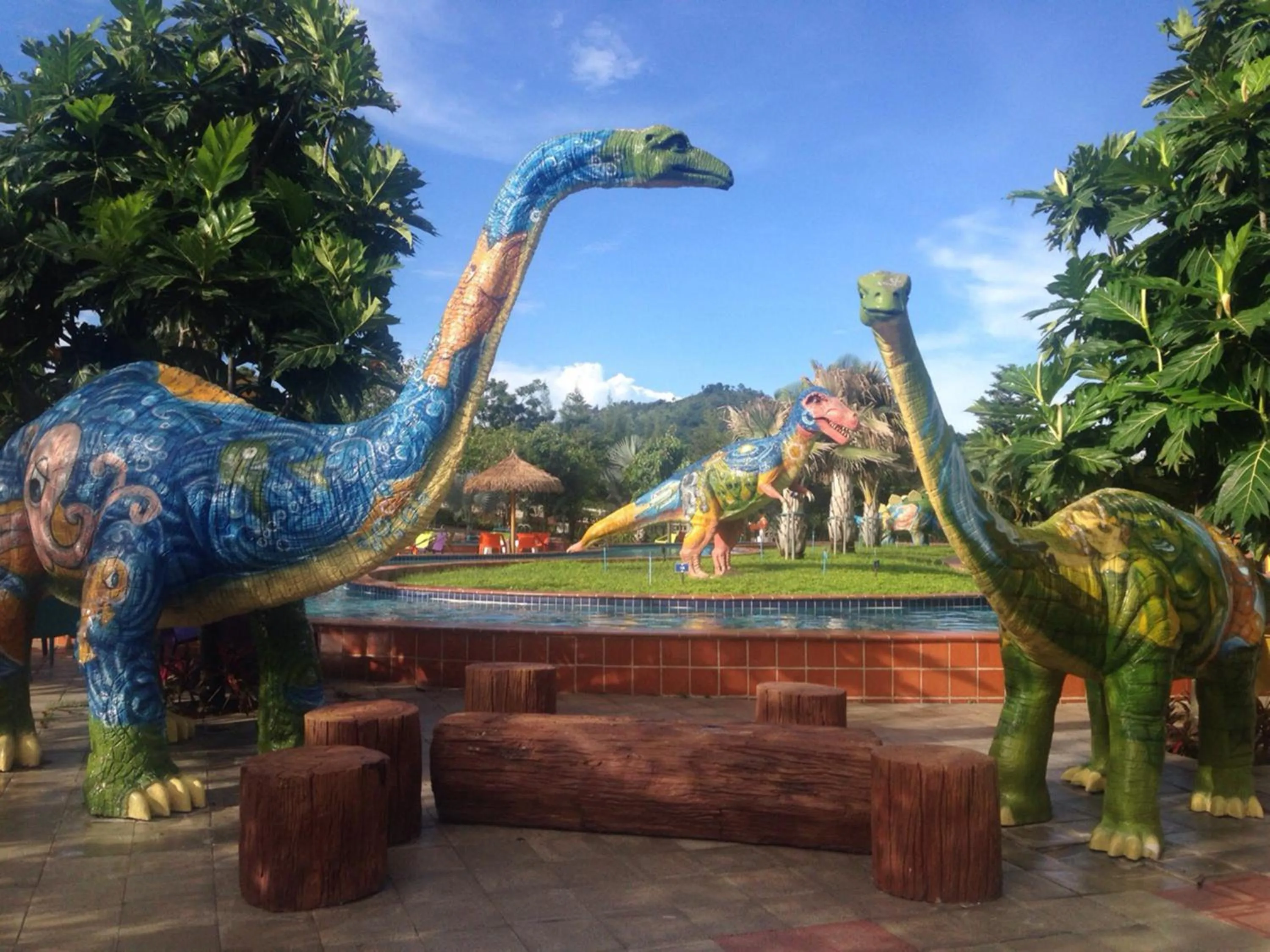 Aqua park in Khao Yai Fantasy Resort