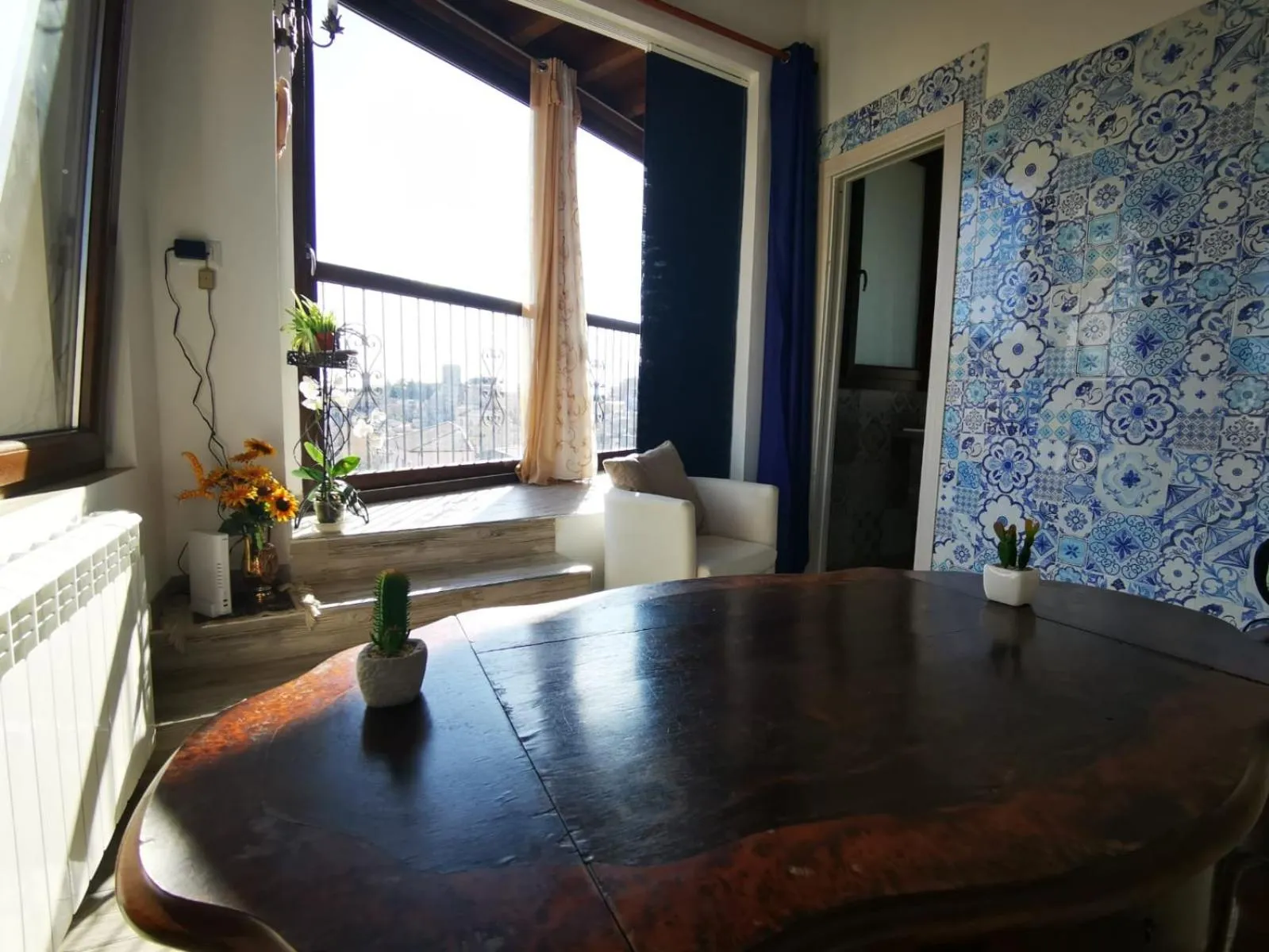 Seating area in Centro Sicilia Rooms-Suites & Terrace