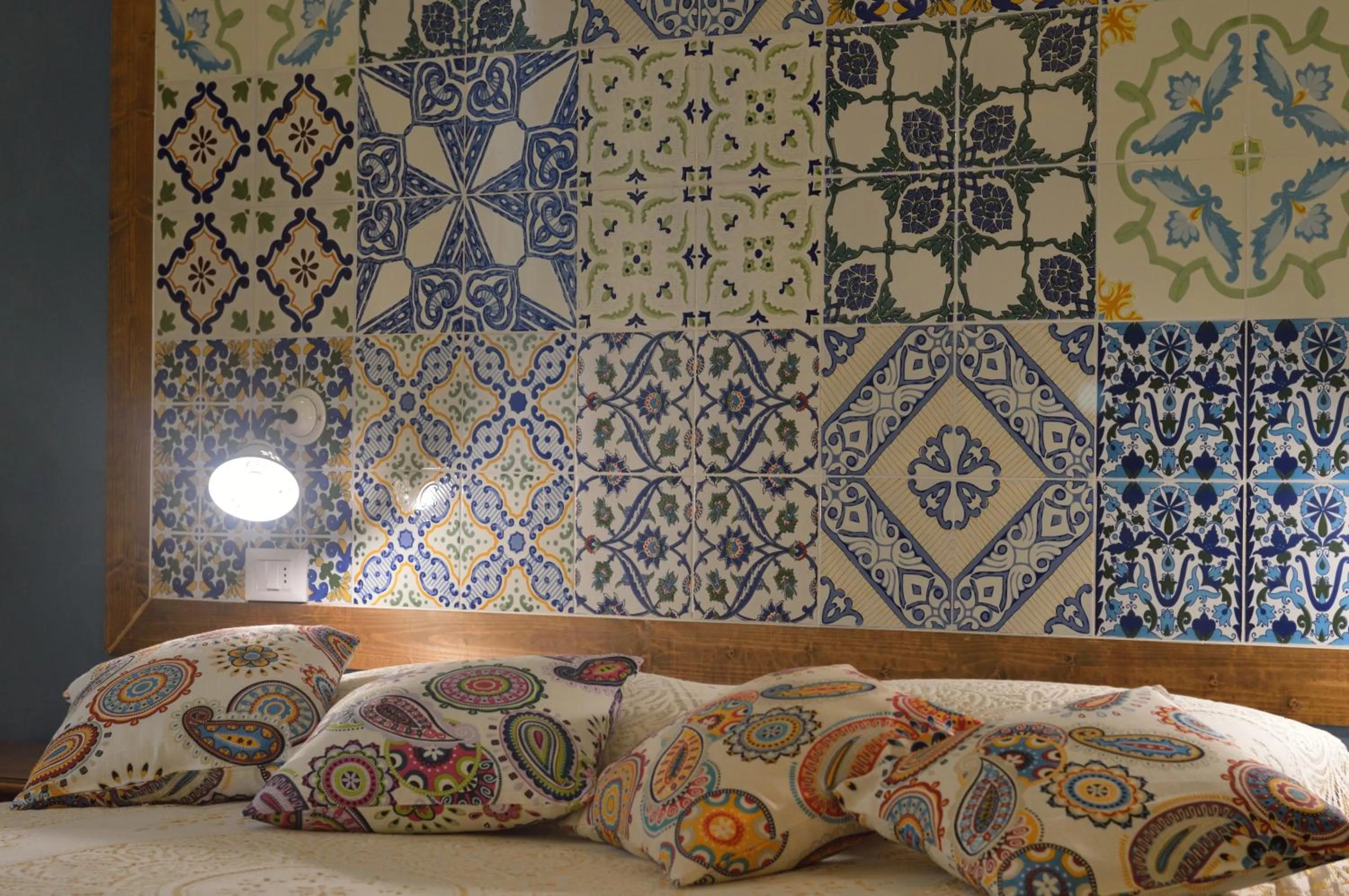 Bed in Centro Sicilia Rooms-Suites & Terrace