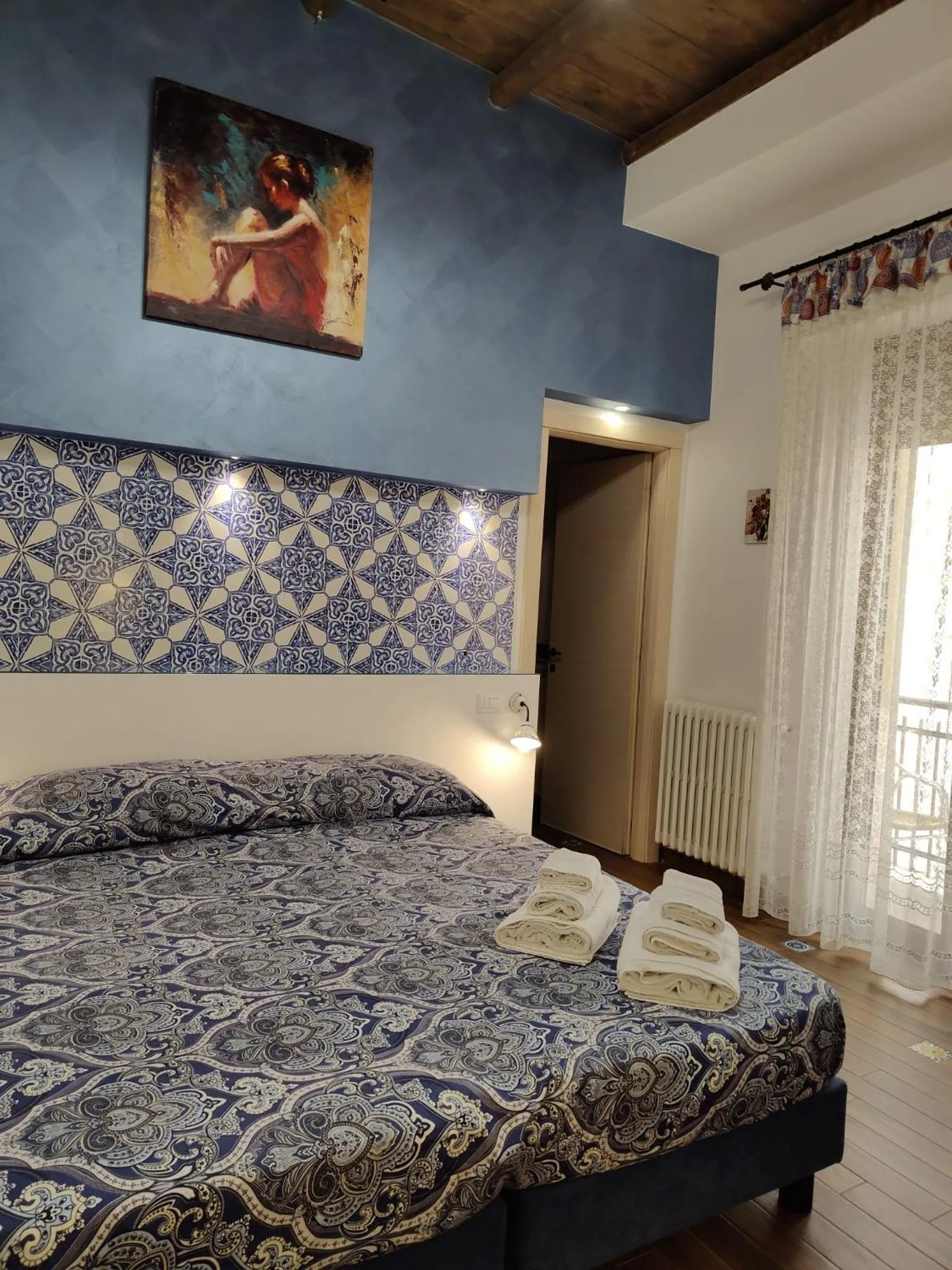 Bed in Centro Sicilia Rooms-Suites & Terrace
