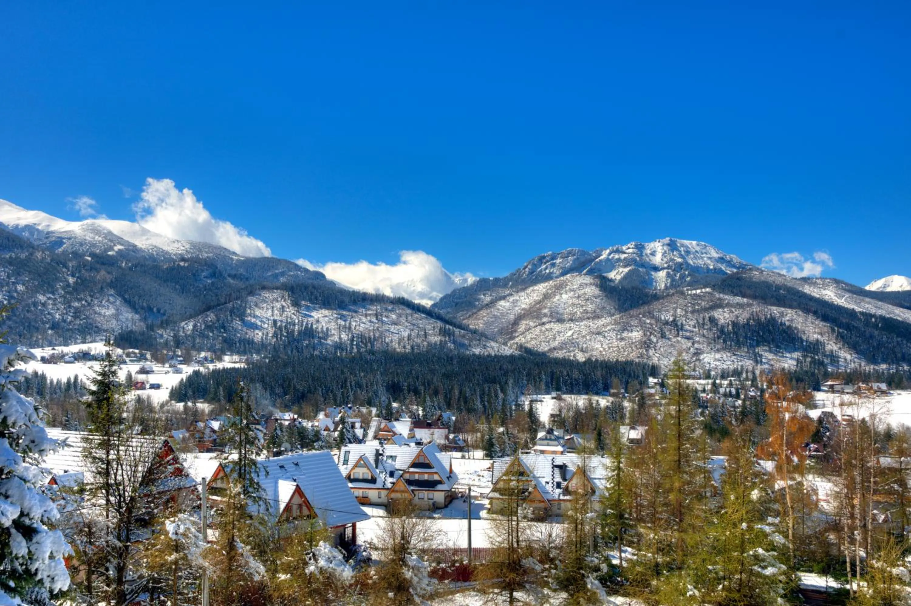 Natural landscape in Willa u podnóża Tatr Cztery Pory Roku