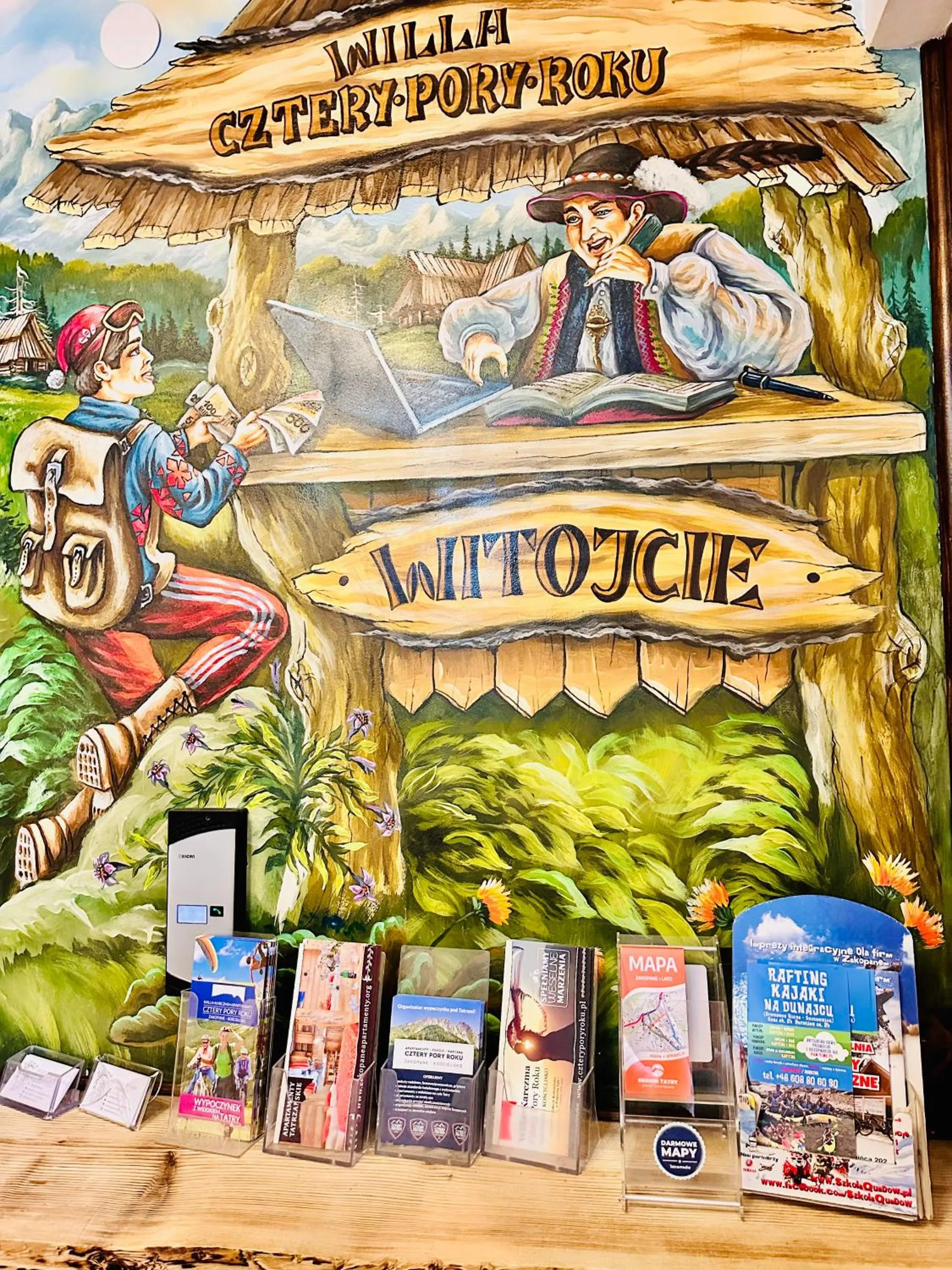 Decorative detail in Willa u podnóża Tatr Cztery Pory Roku