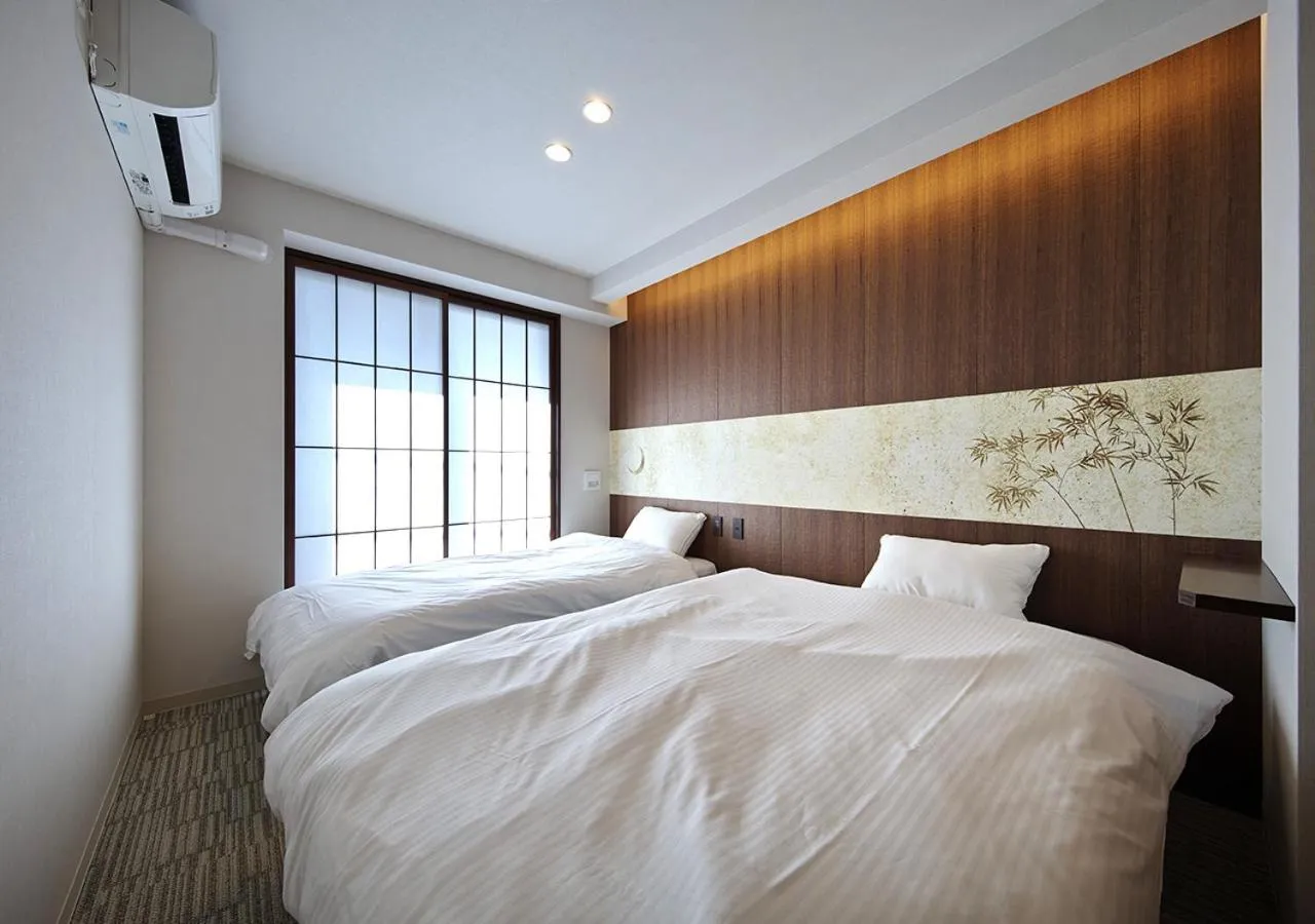 Photo of the whole room, Bed in Irori Kyoto Station Higashi-Honganji