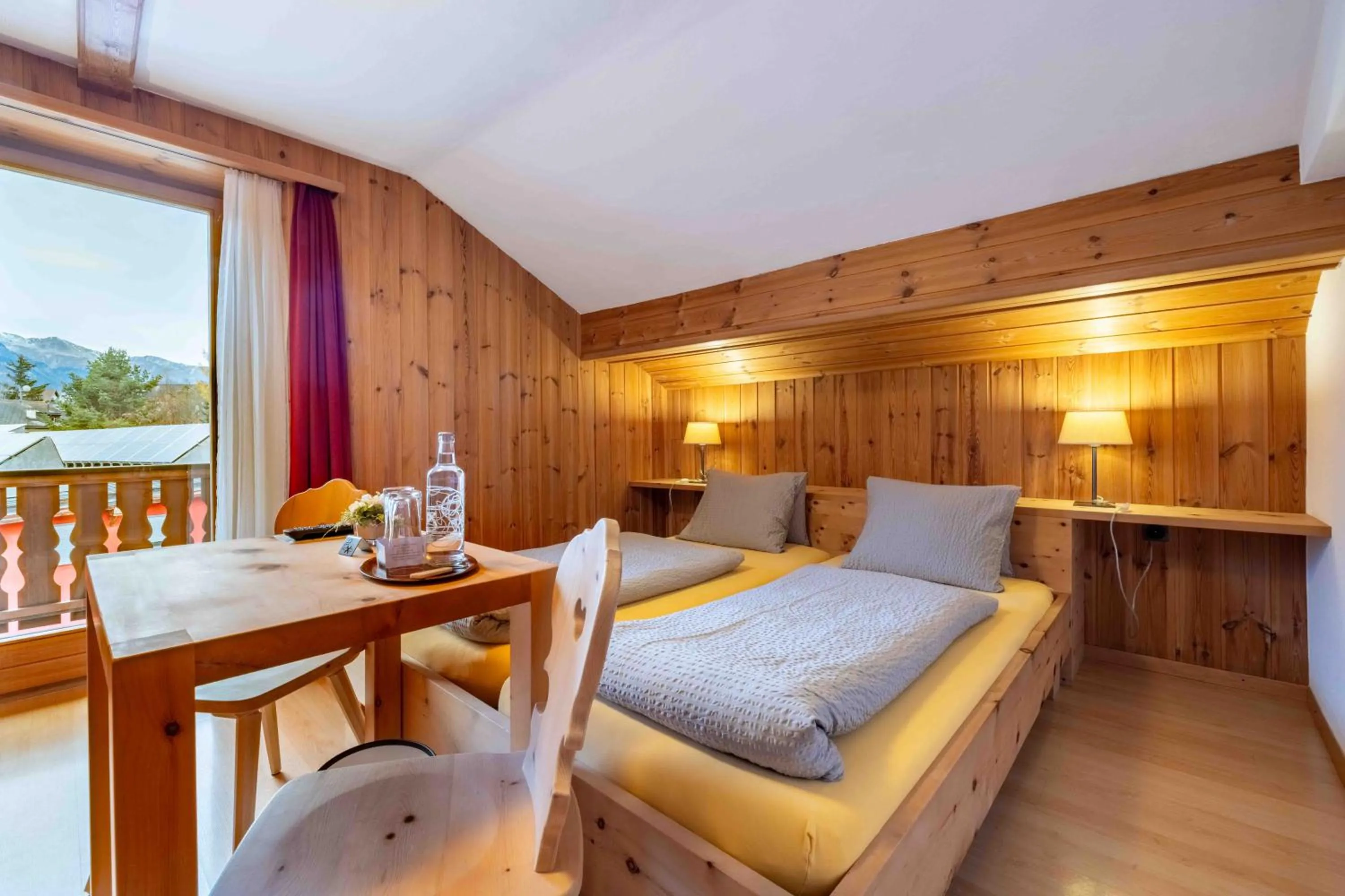 Bed in Garni Alpenrose - Grusaida