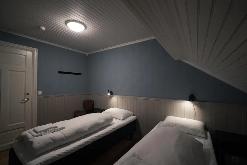 Bedroom, Bed in Ona Havstuer - by Classic Norway Hotels