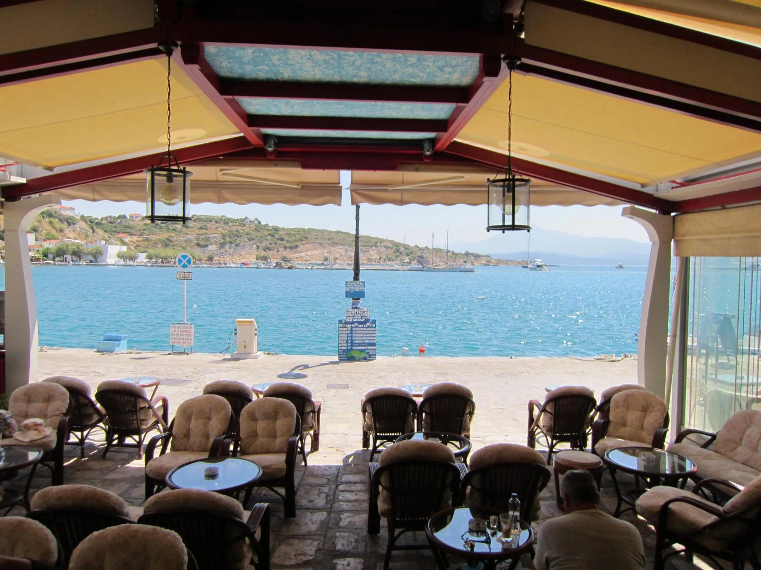 Off site in Sandalis Hotel