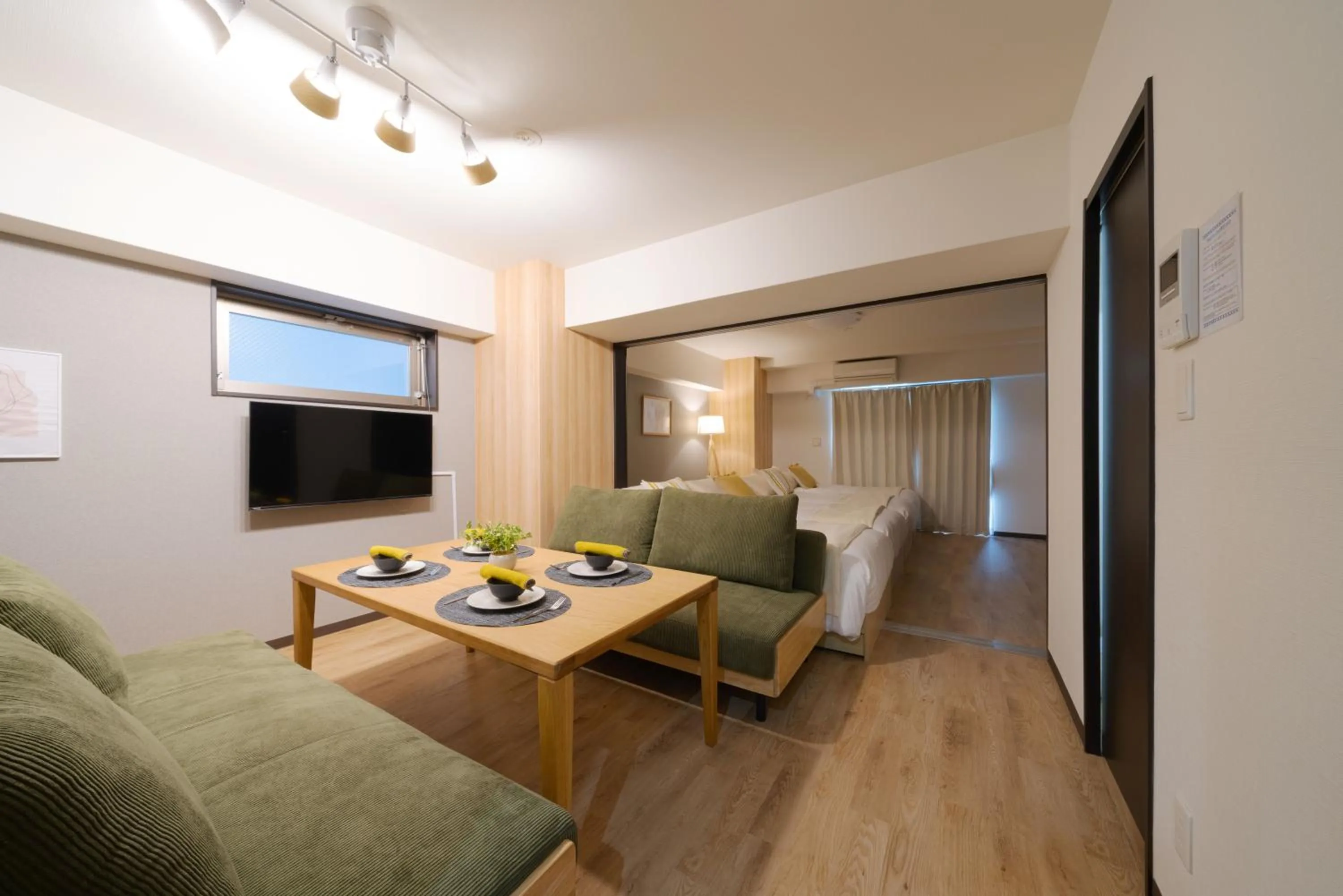 Living room in TAKUTO STAY SAKAISUJI-HOMMACHI