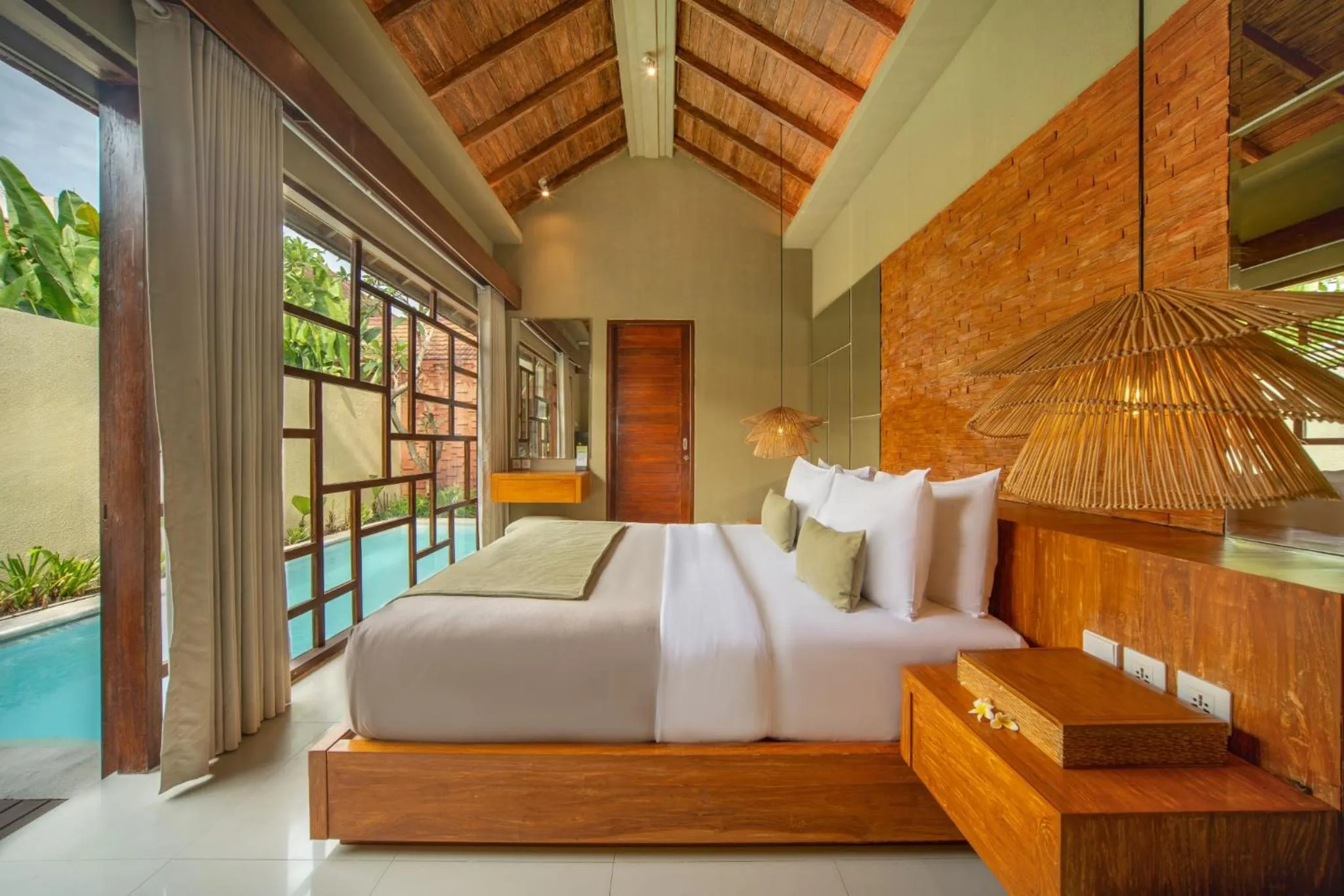Bedroom, Bed in Manca Villa Canggu by Ini Vie Hospitality
