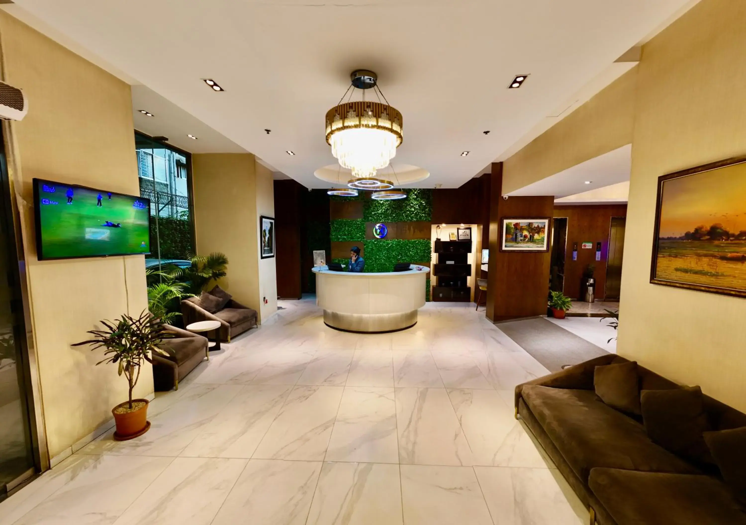 Lobby or reception in HANSA- A Premium Residence Lobby or reception in HANSA- A Premium Residence