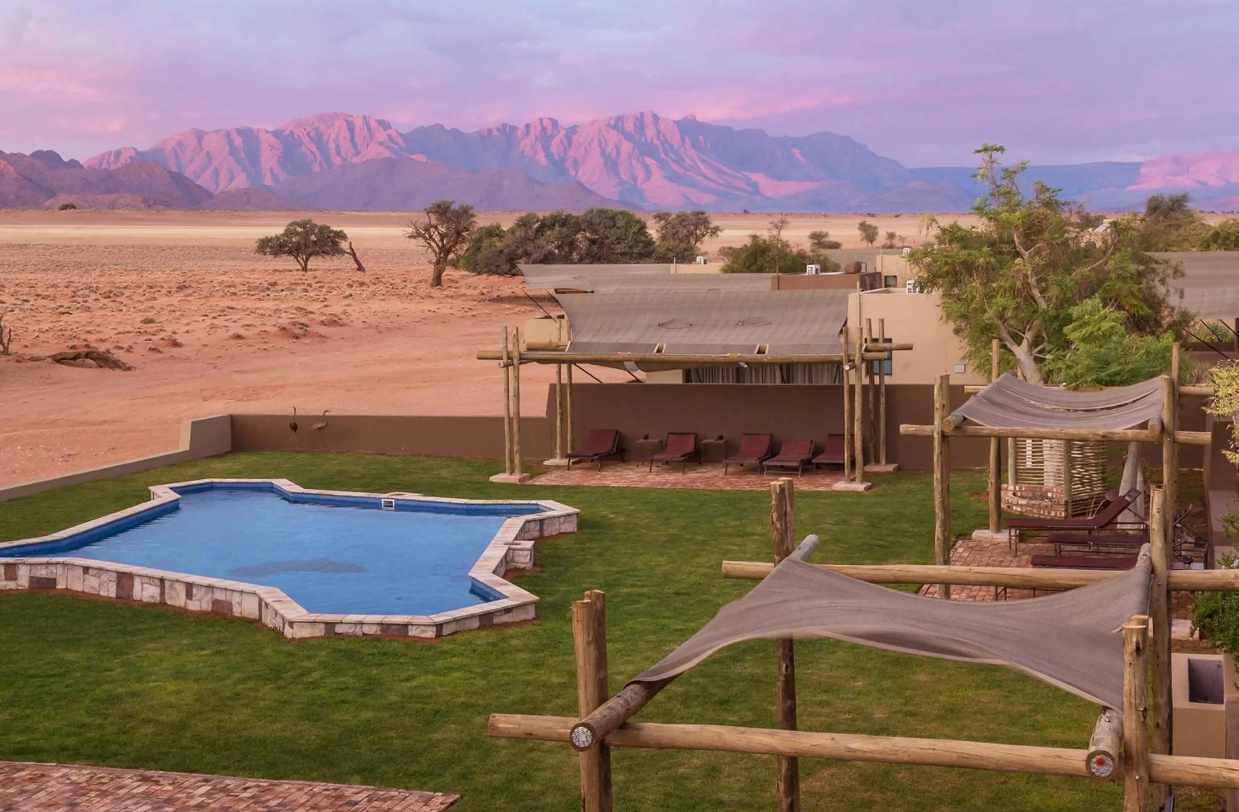 Natural landscape in Sossusvlei Lodge