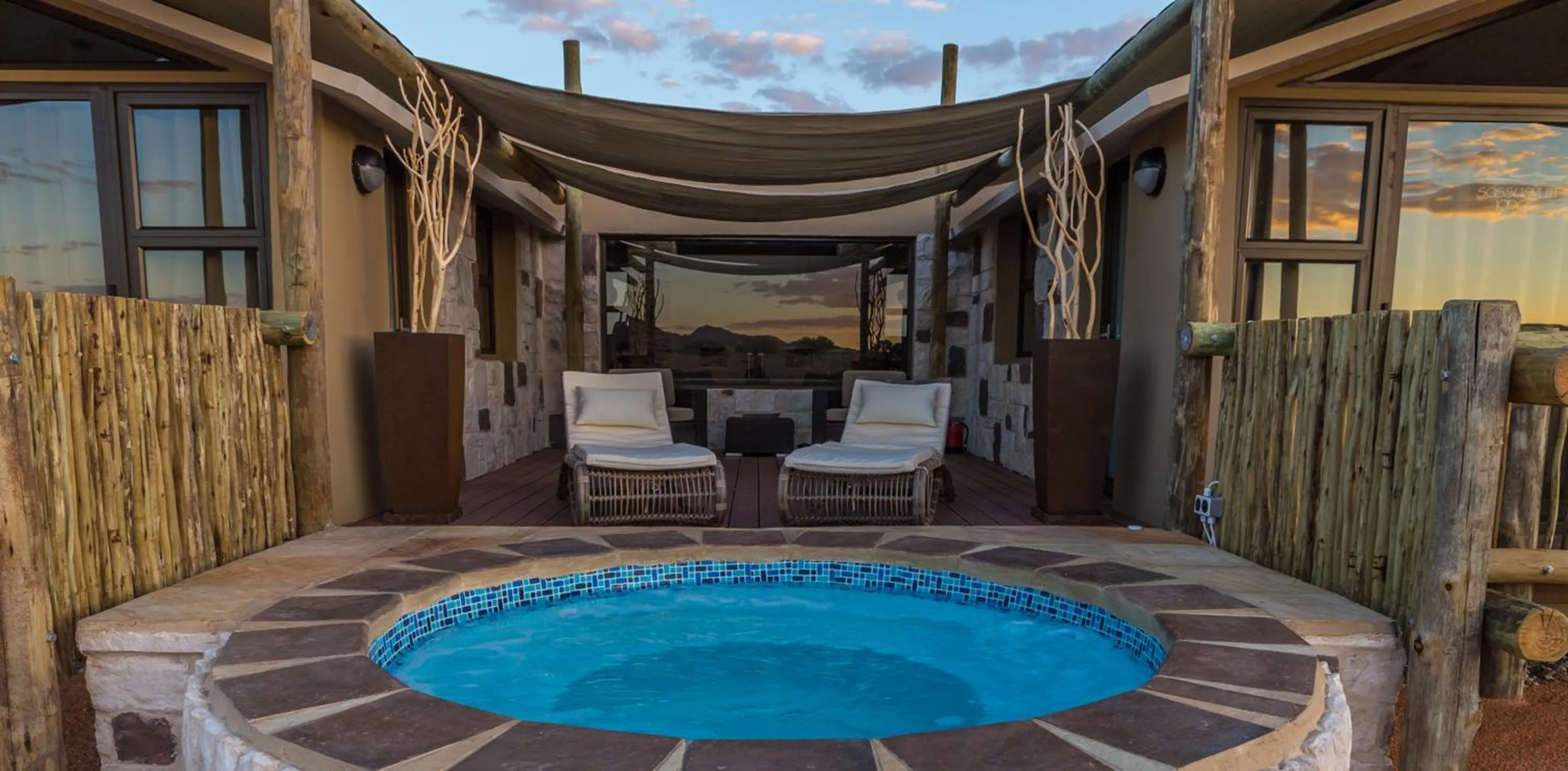 Patio in Sossusvlei Lodge