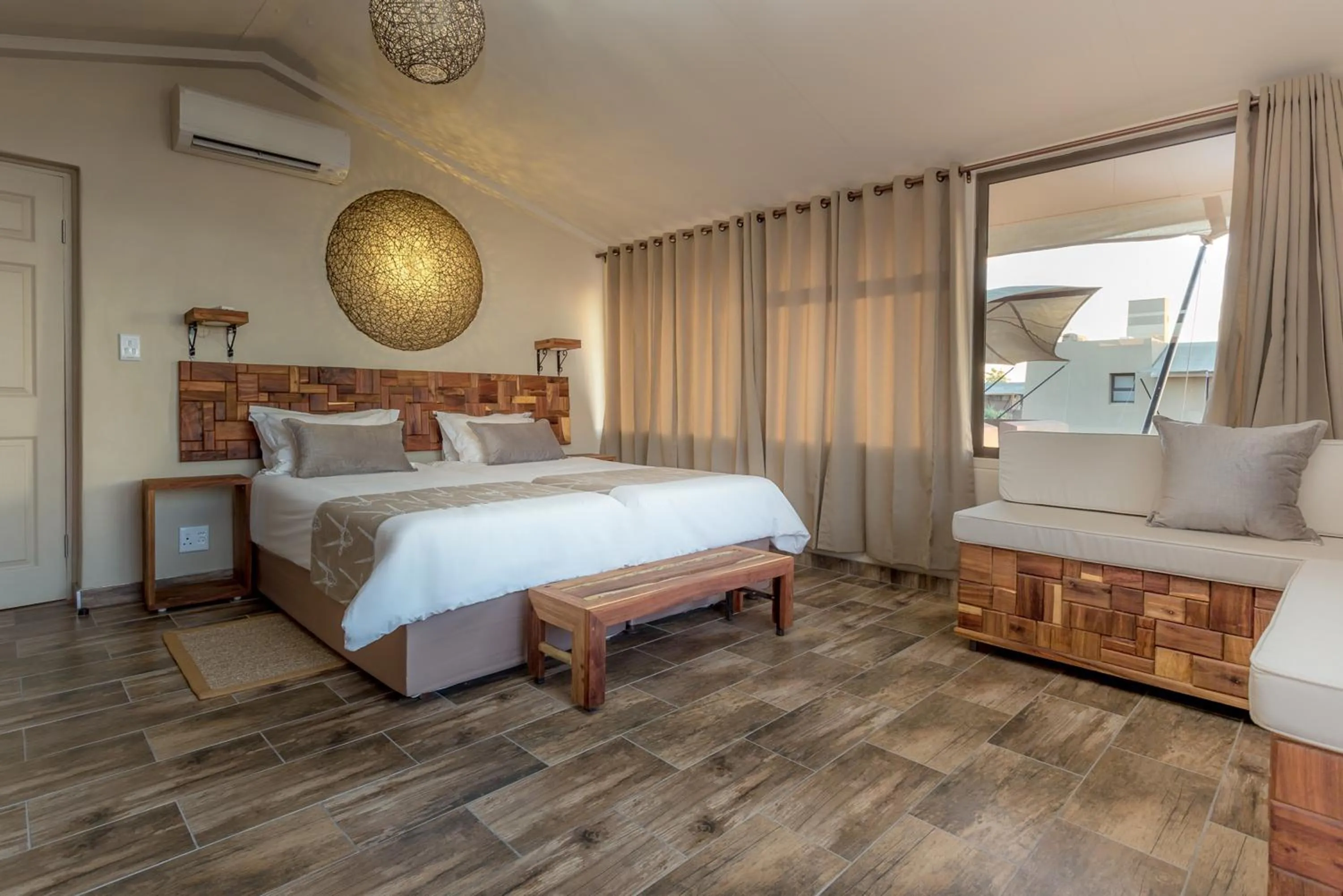 Photo of the whole room, Bed in Sossusvlei Lodge