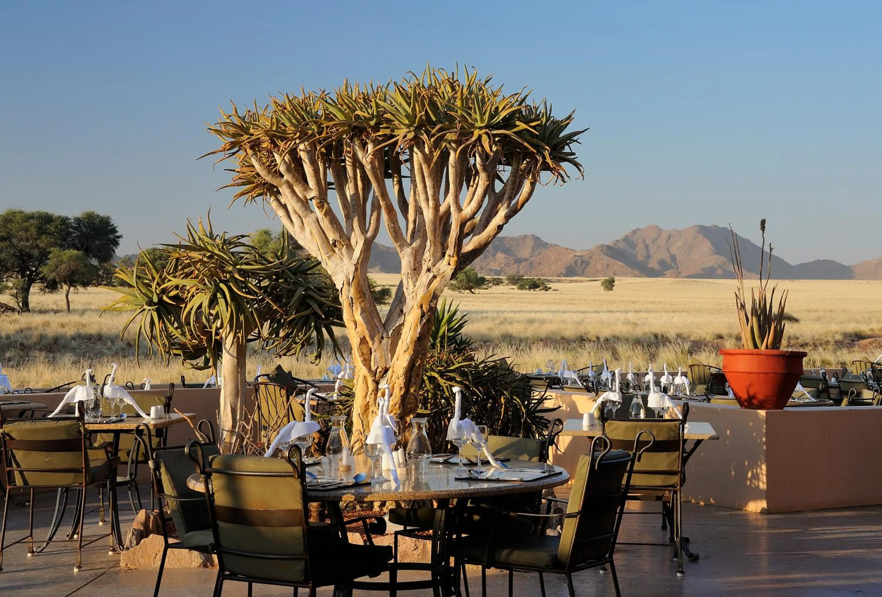 Restaurant/places to eat in Sossusvlei Lodge