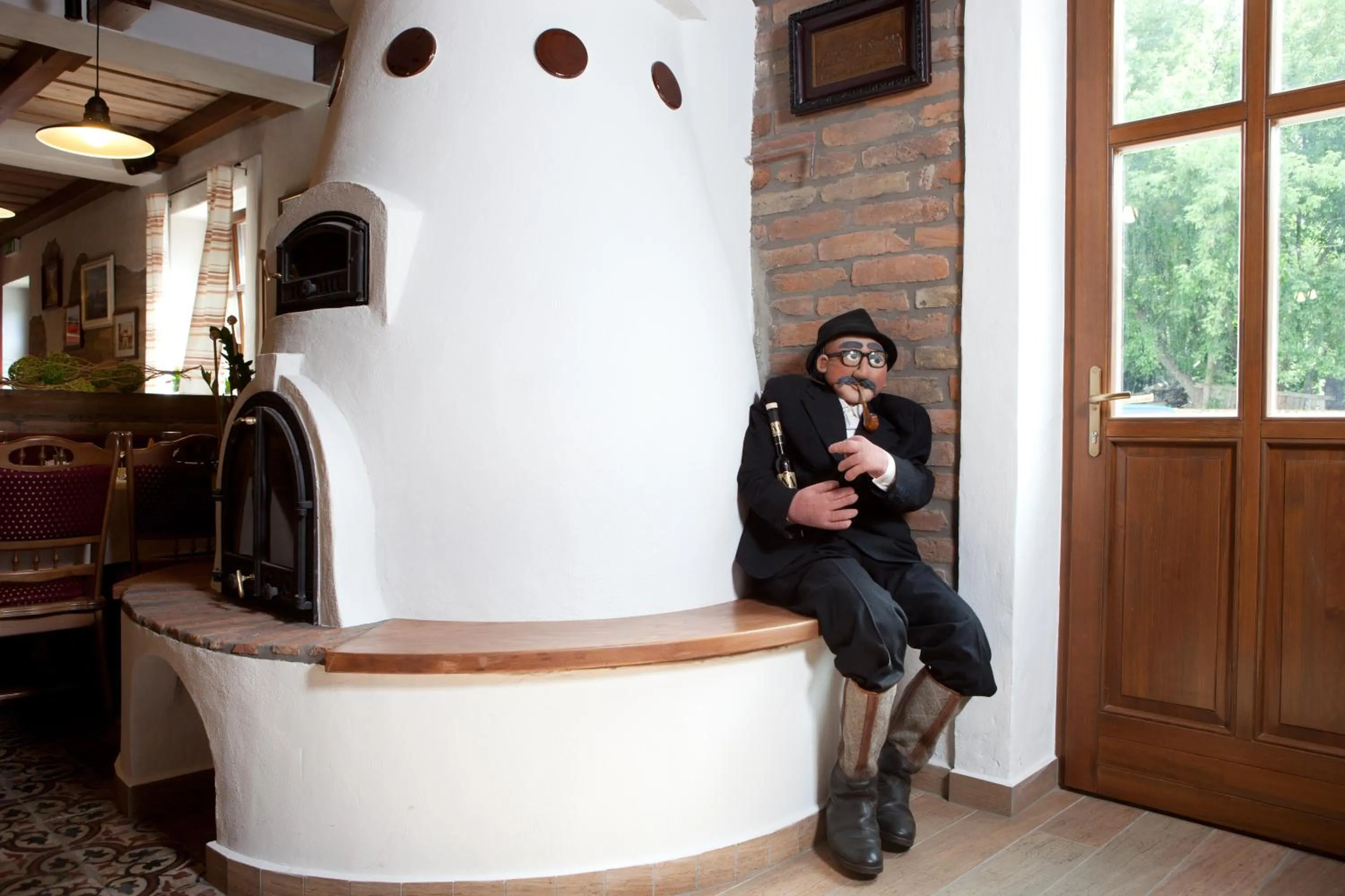 Decorative detail in Piroska Csárda és Panzió