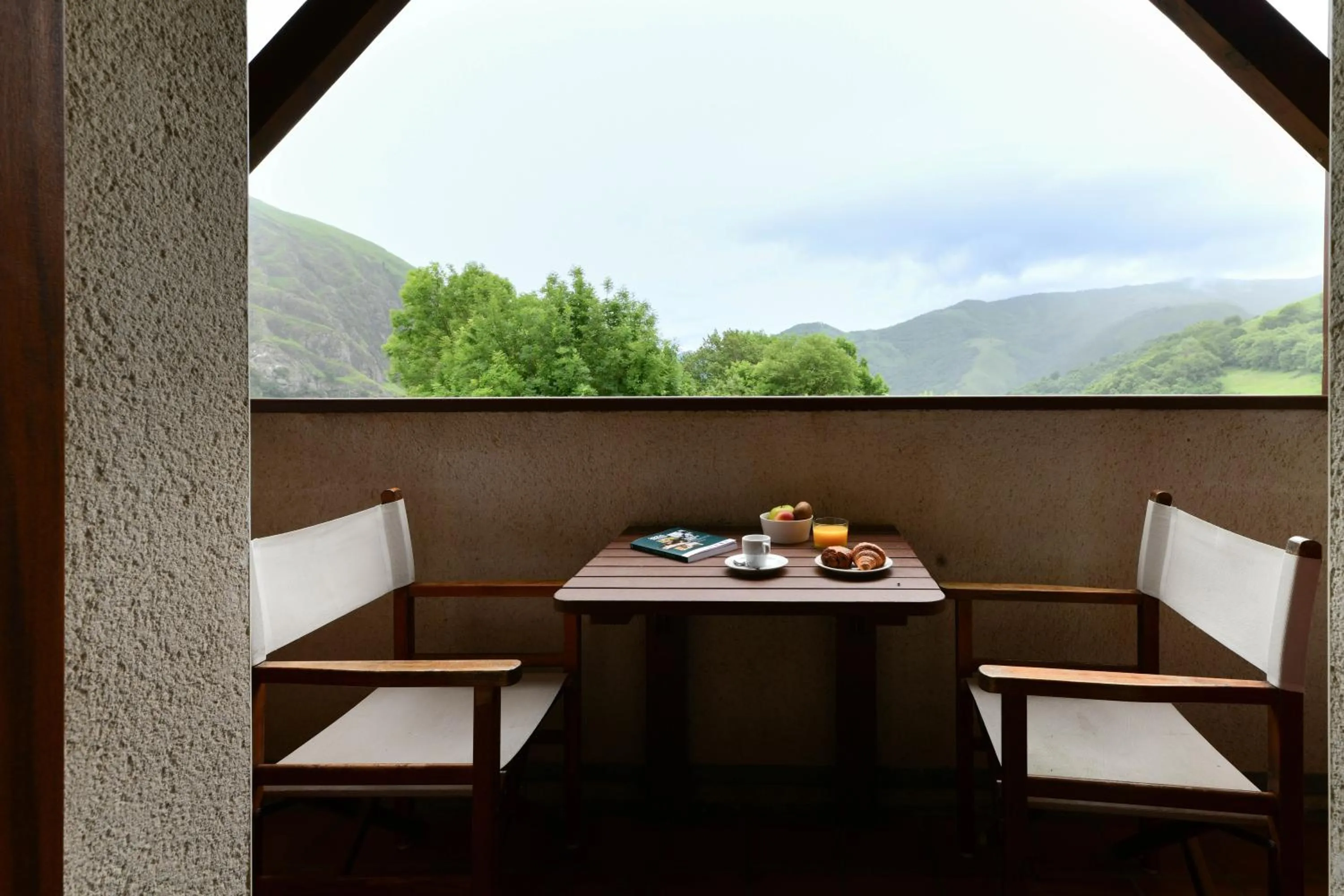 View (from property/room) in Logis Hôtel Etchemaïté