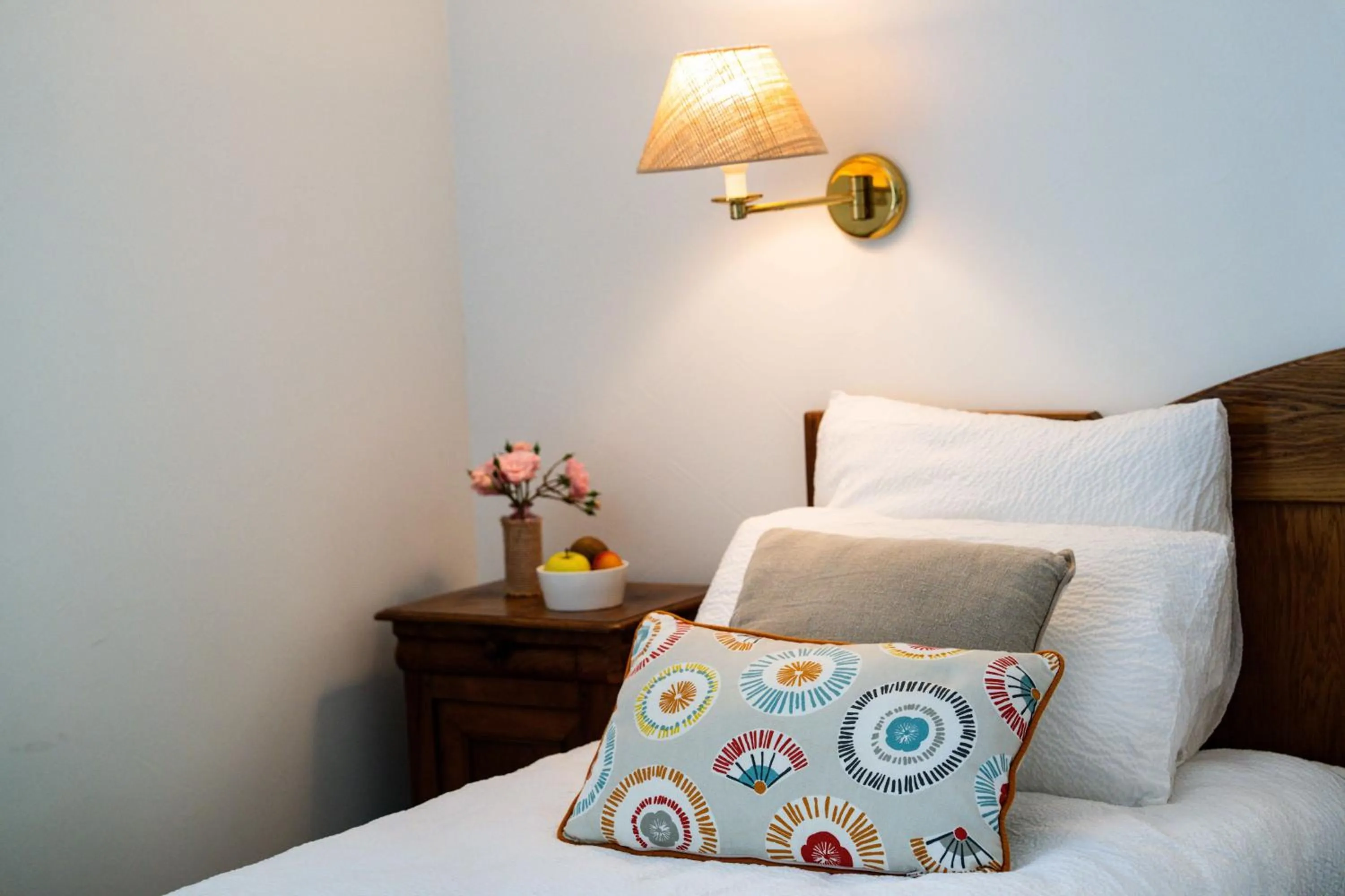 Bedroom, Bed in Logis Hôtel Etchemaïté