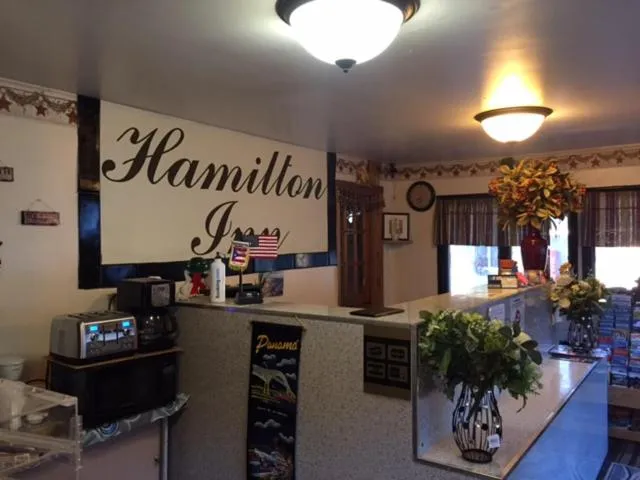 Logo/Certificate/Sign in Hamilton Inn Sturbridge
