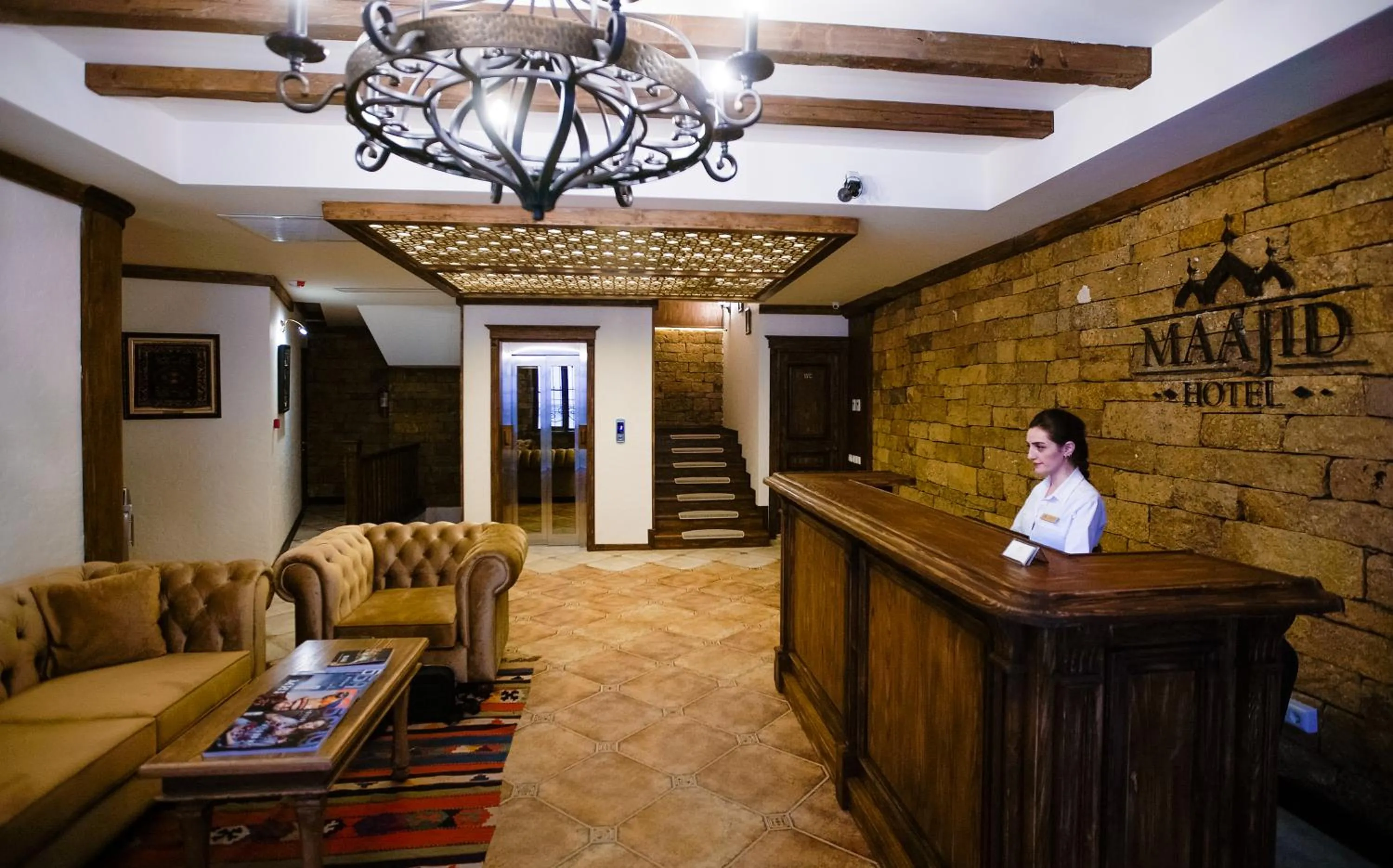 Lobby or reception in Maajid Boutique Hotel