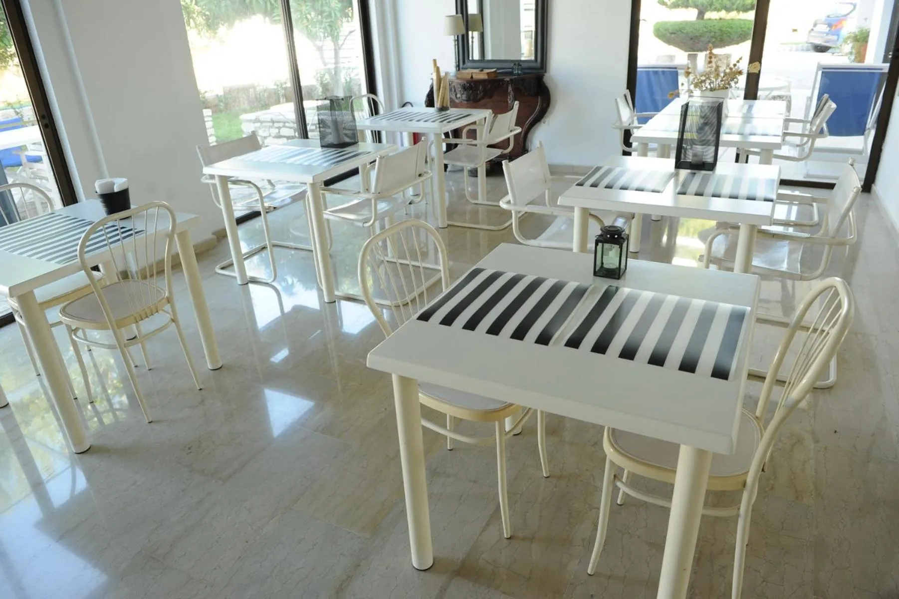 Dining area in Apollon Resort