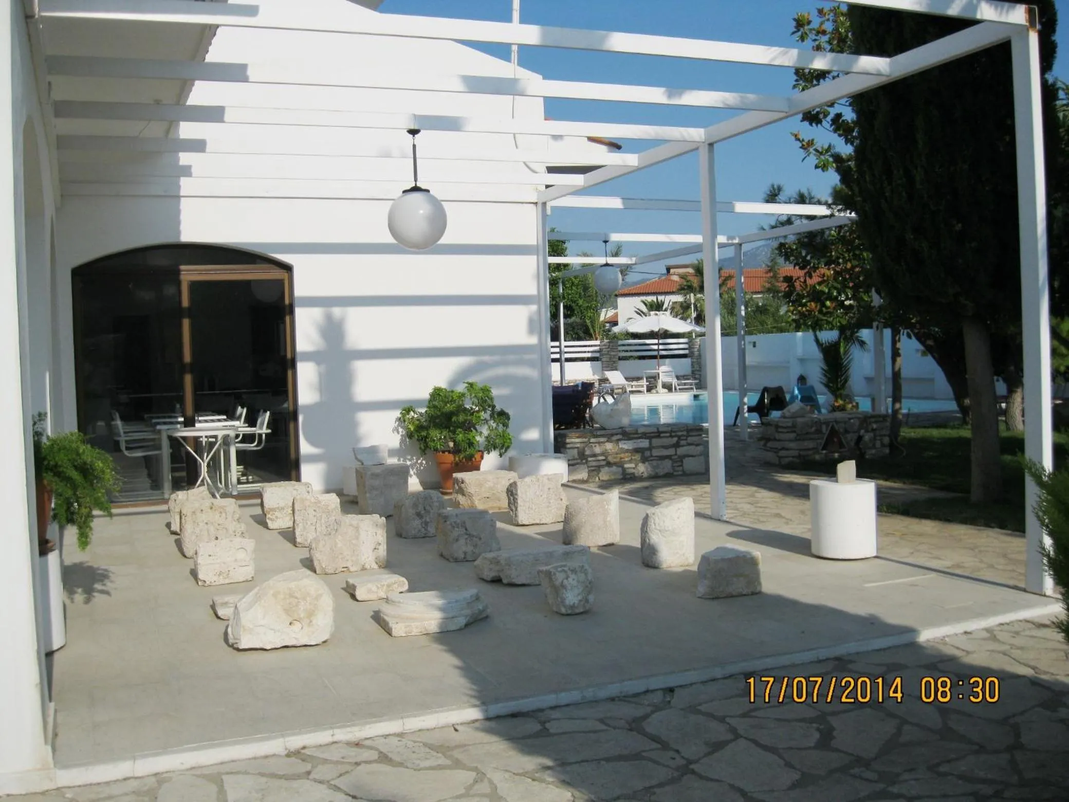 Patio in Apollon Resort