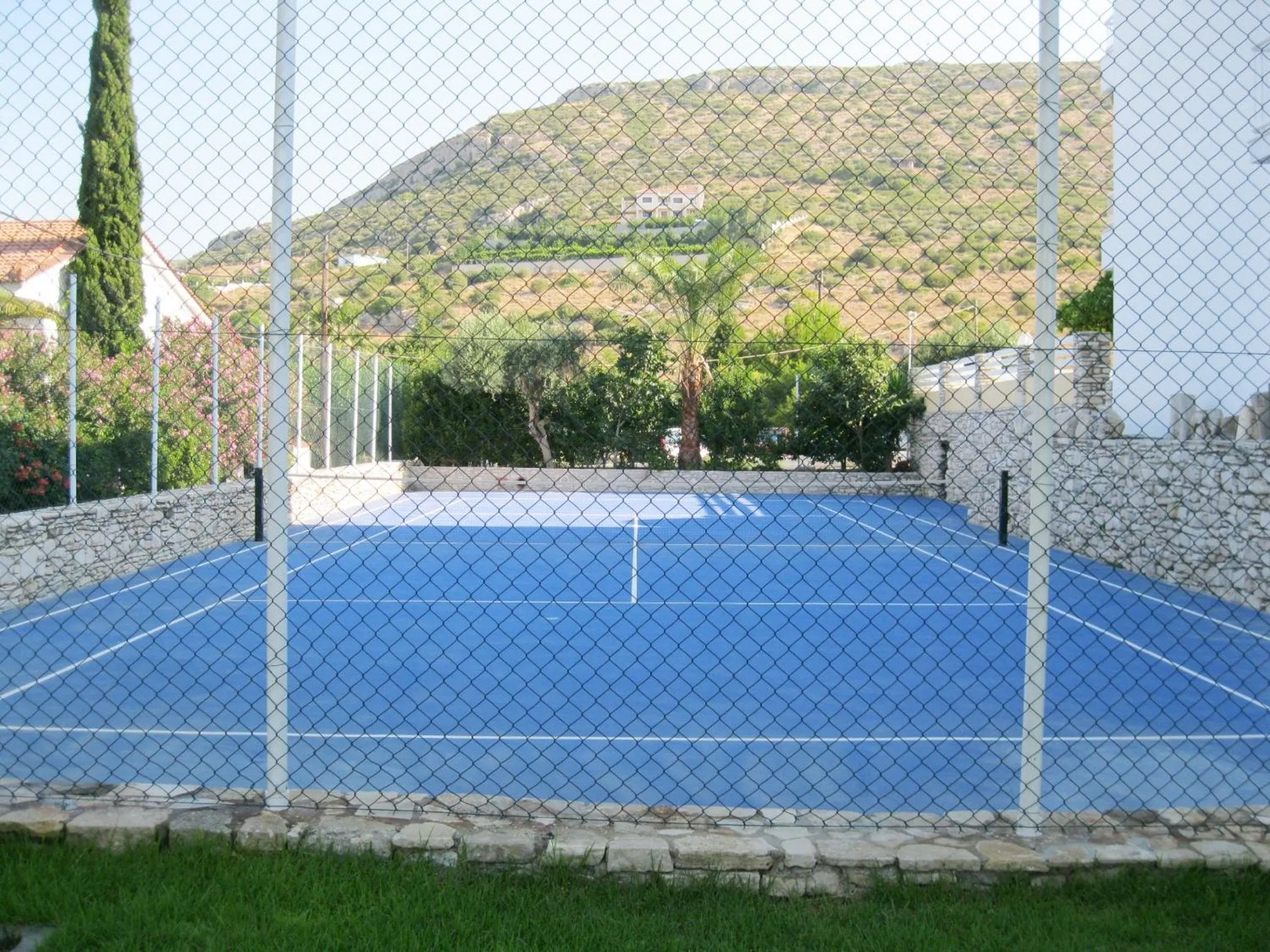 Tennis court in Apollon Resort