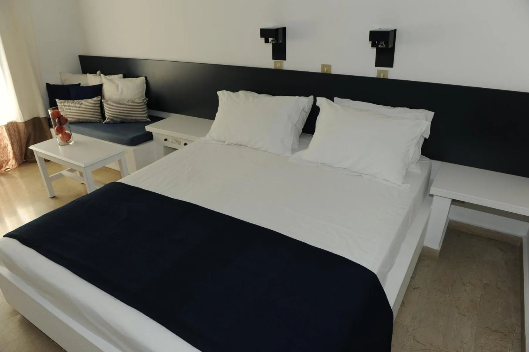 Bed in Apollon Resort