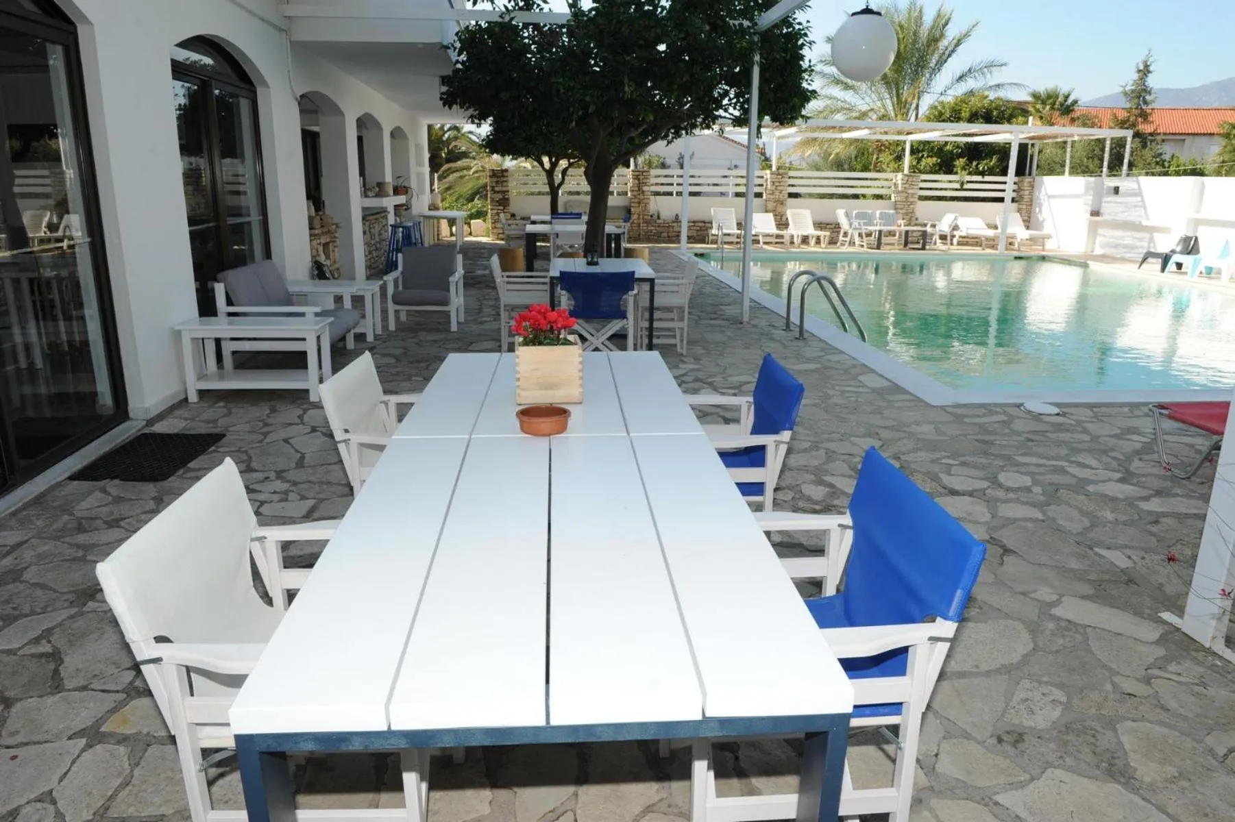 Patio in Apollon Resort