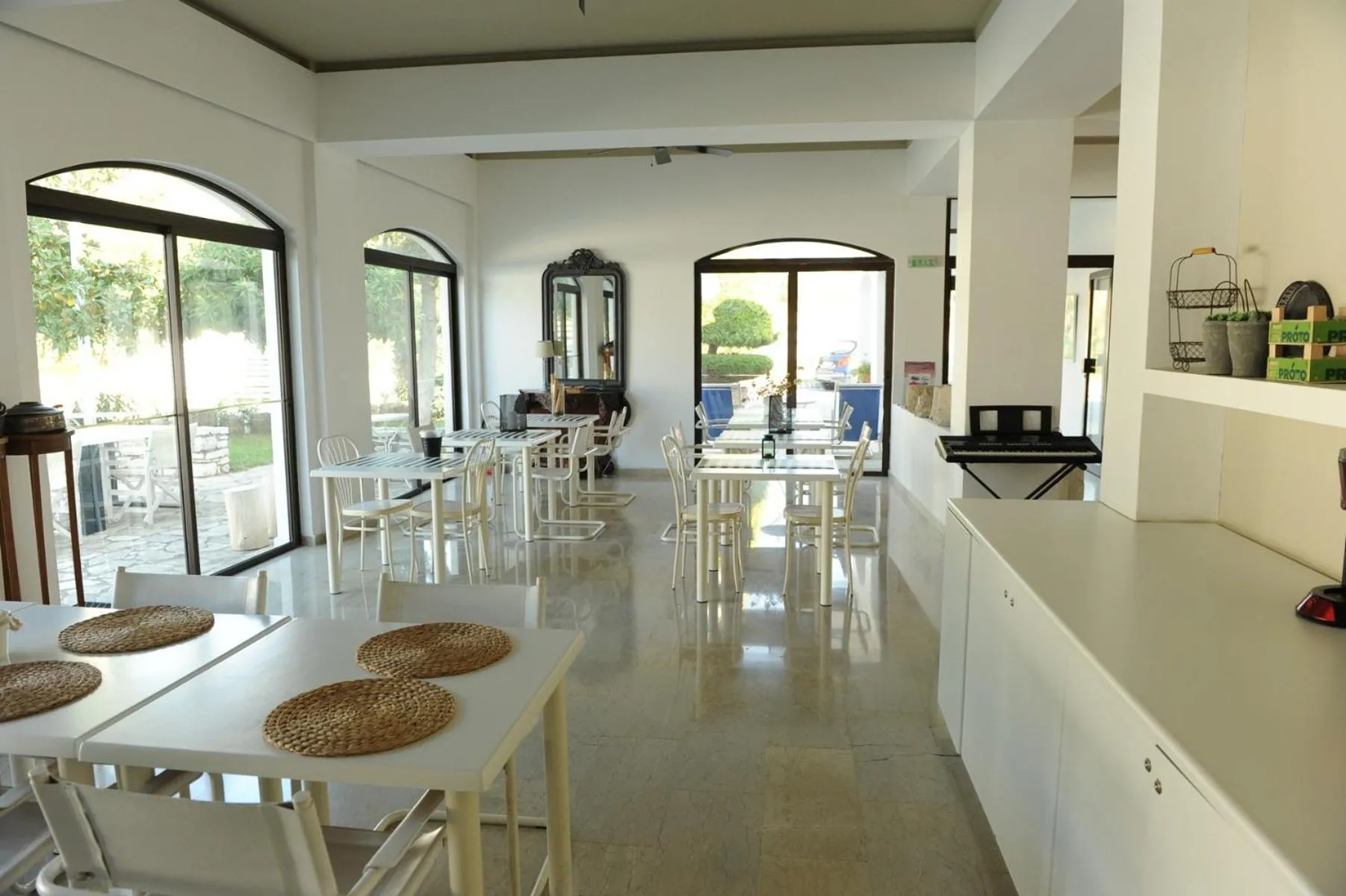 Dining area in Apollon Resort