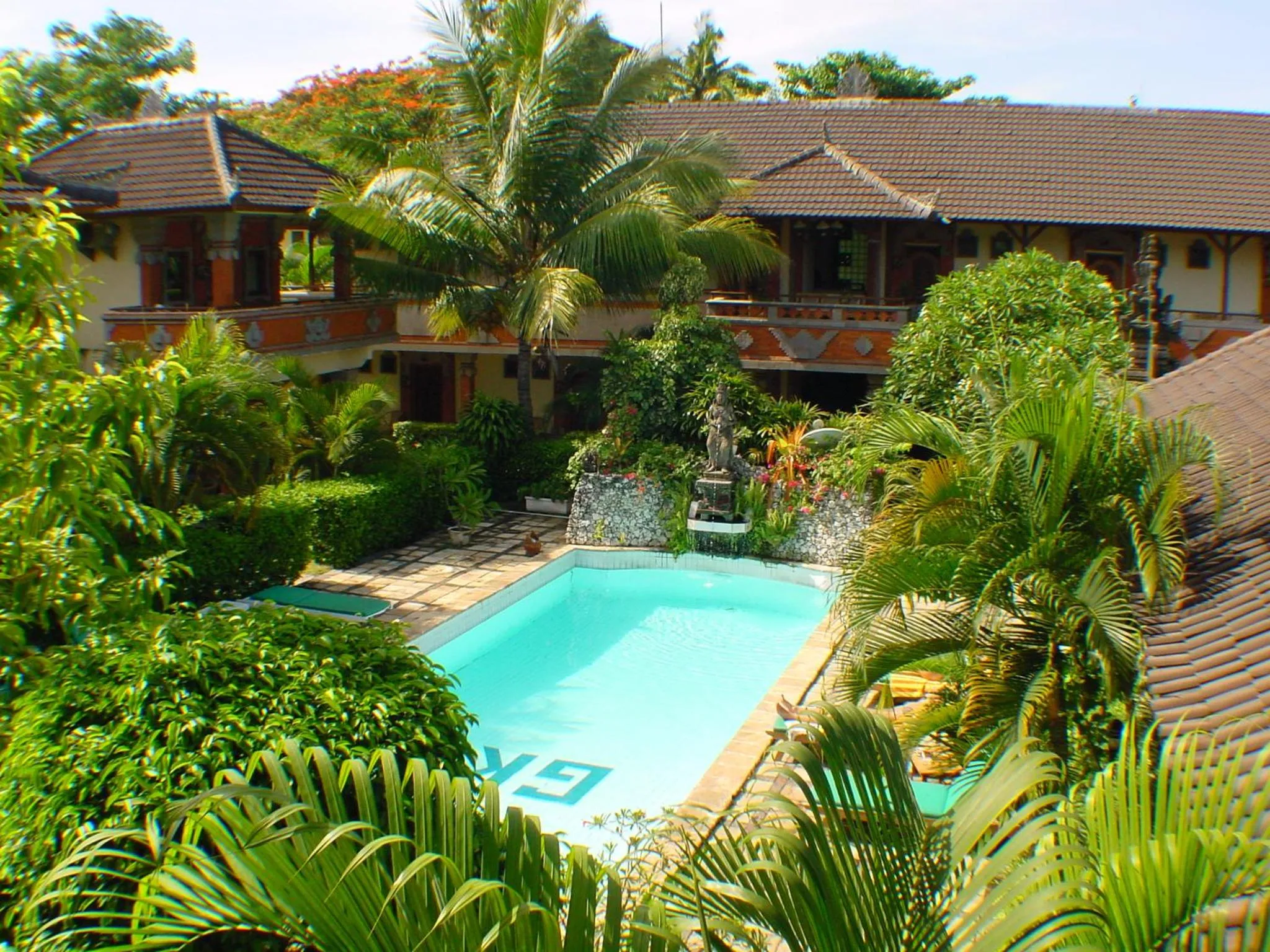Pool view in Grand Kumala Hotel - Hotel Kumala Legian Kuta Bali