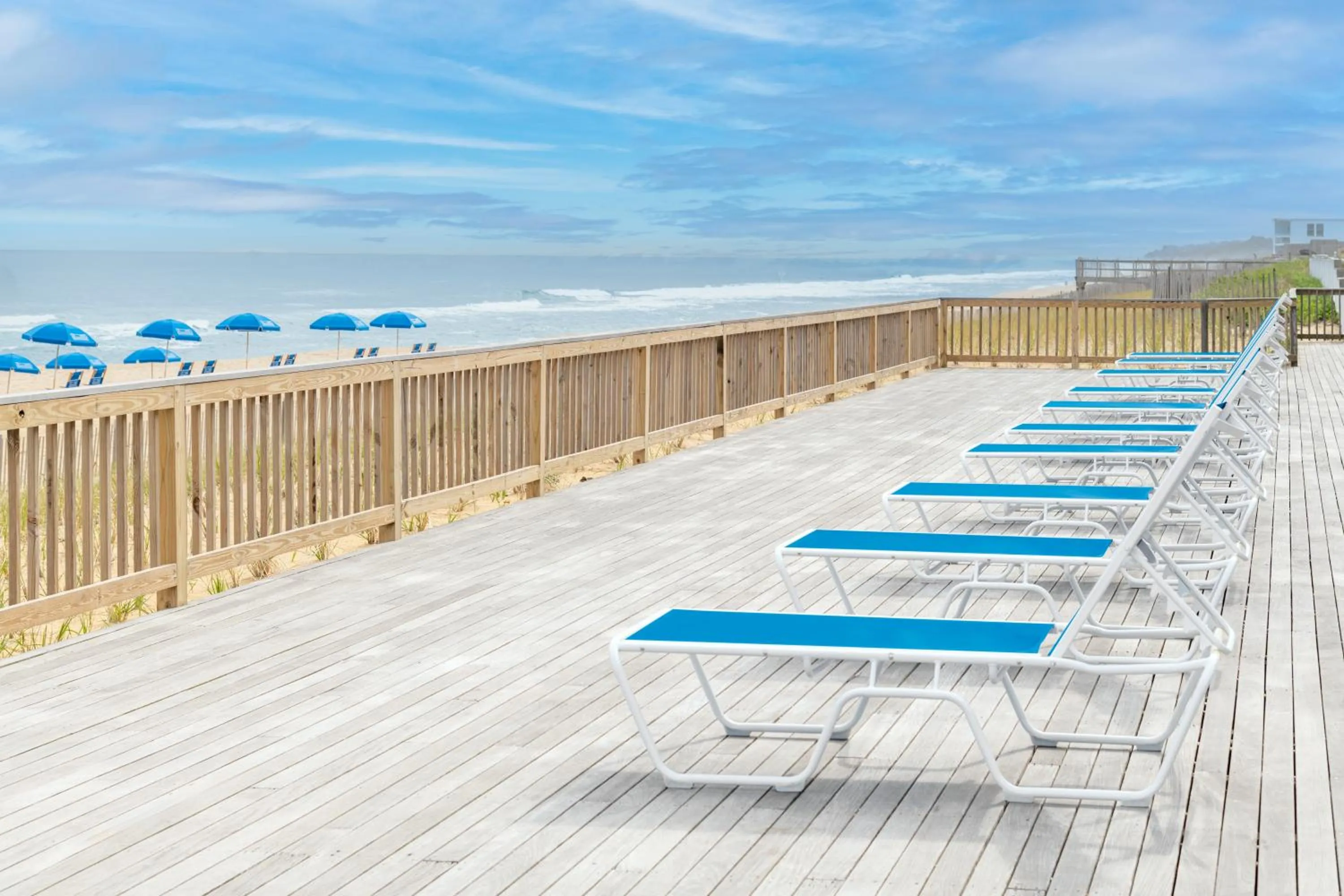 Balcony/Terrace in Montauk Blue Hotel