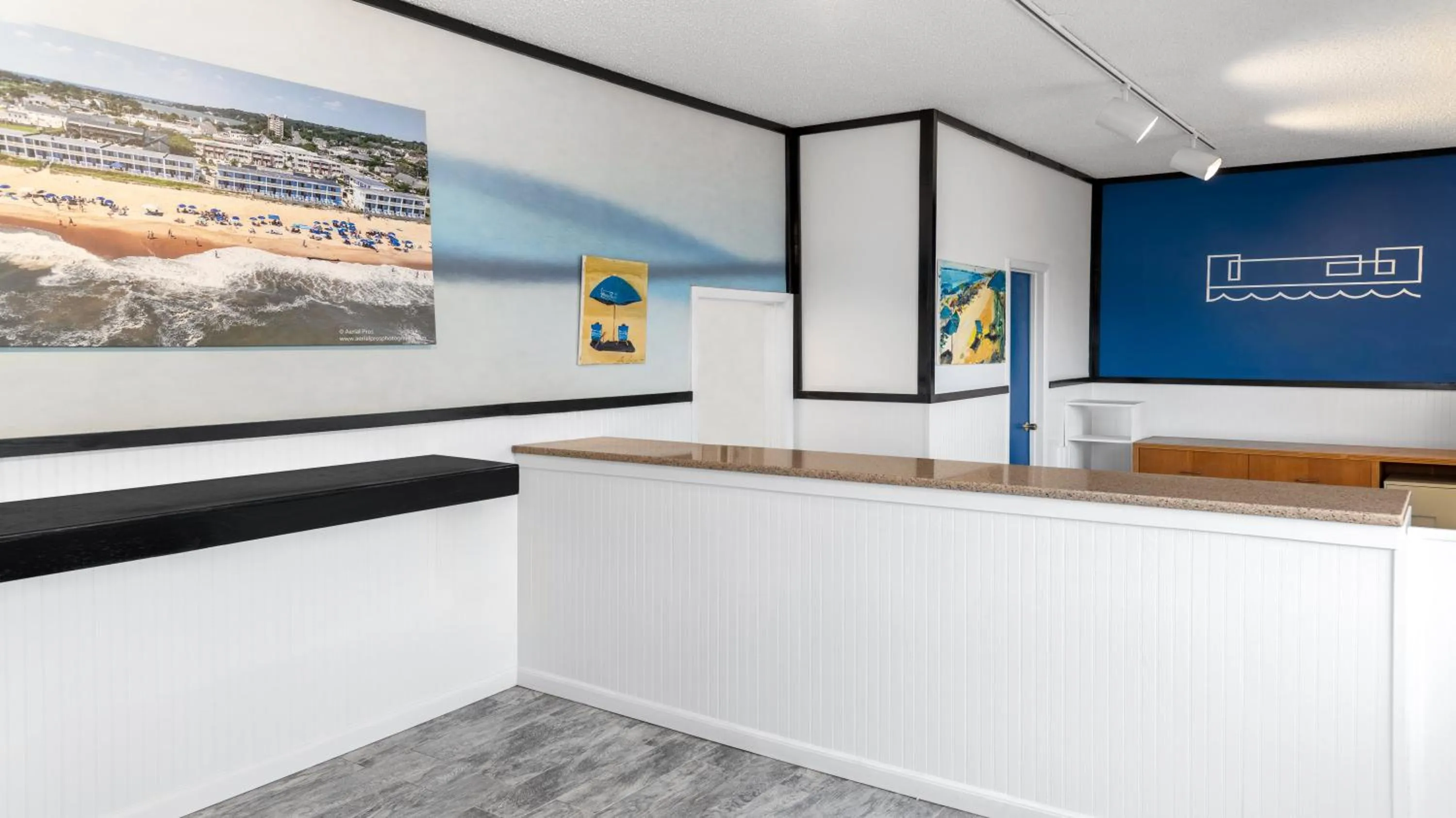 Lobby or reception in Montauk Blue Hotel