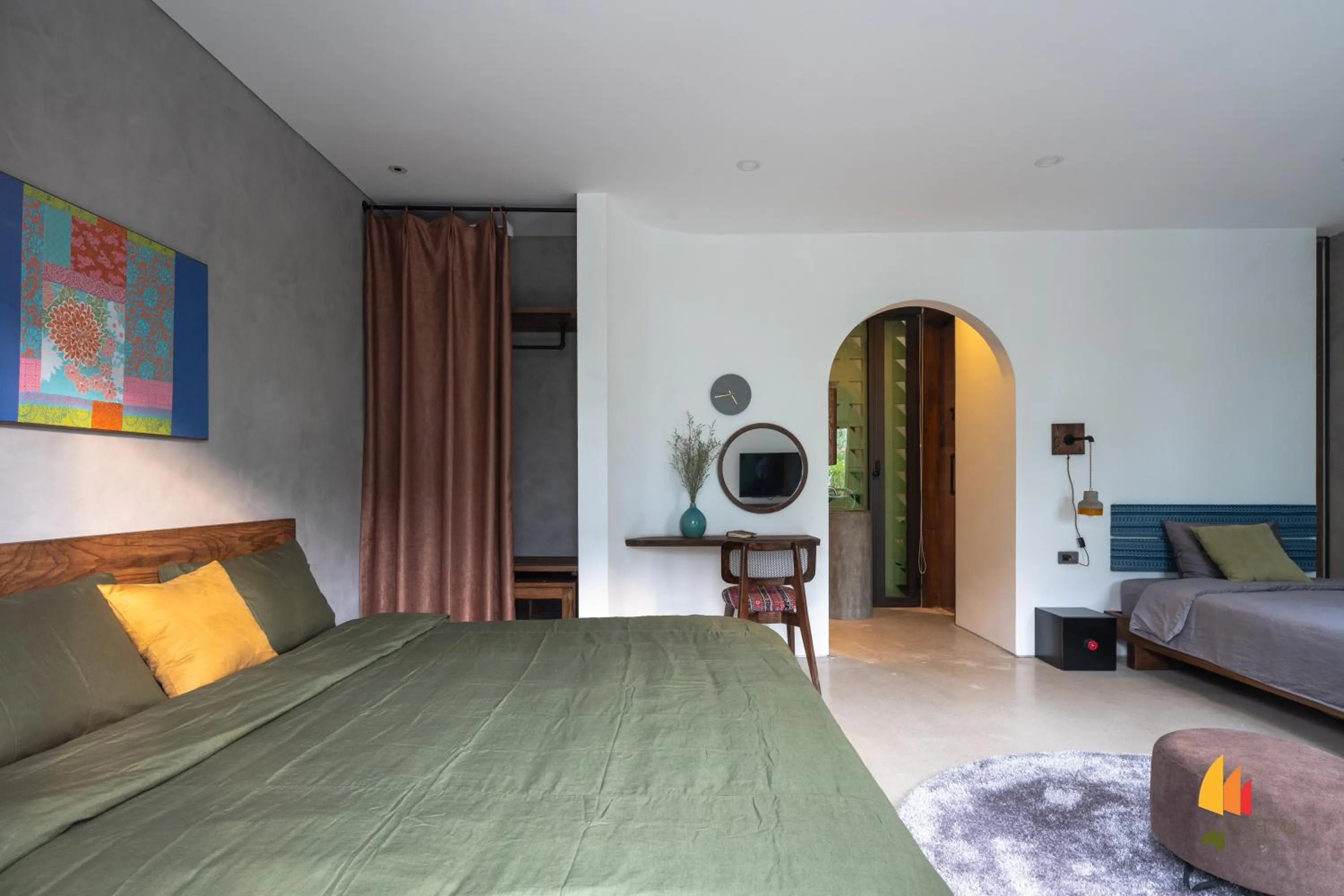 Bedroom, Bed in Deja Vu House Ha Long