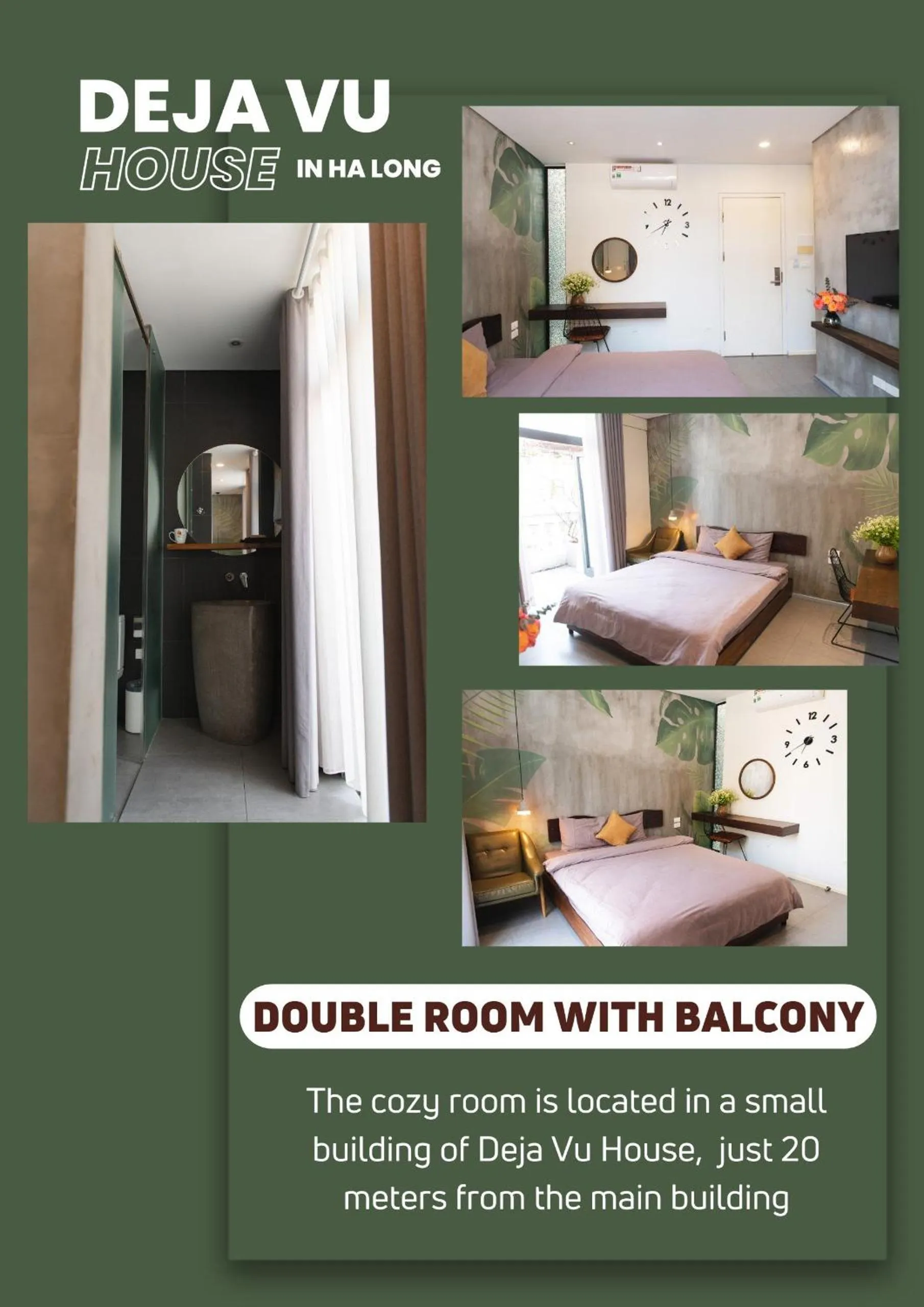 Bed in Deja Vu House Ha Long