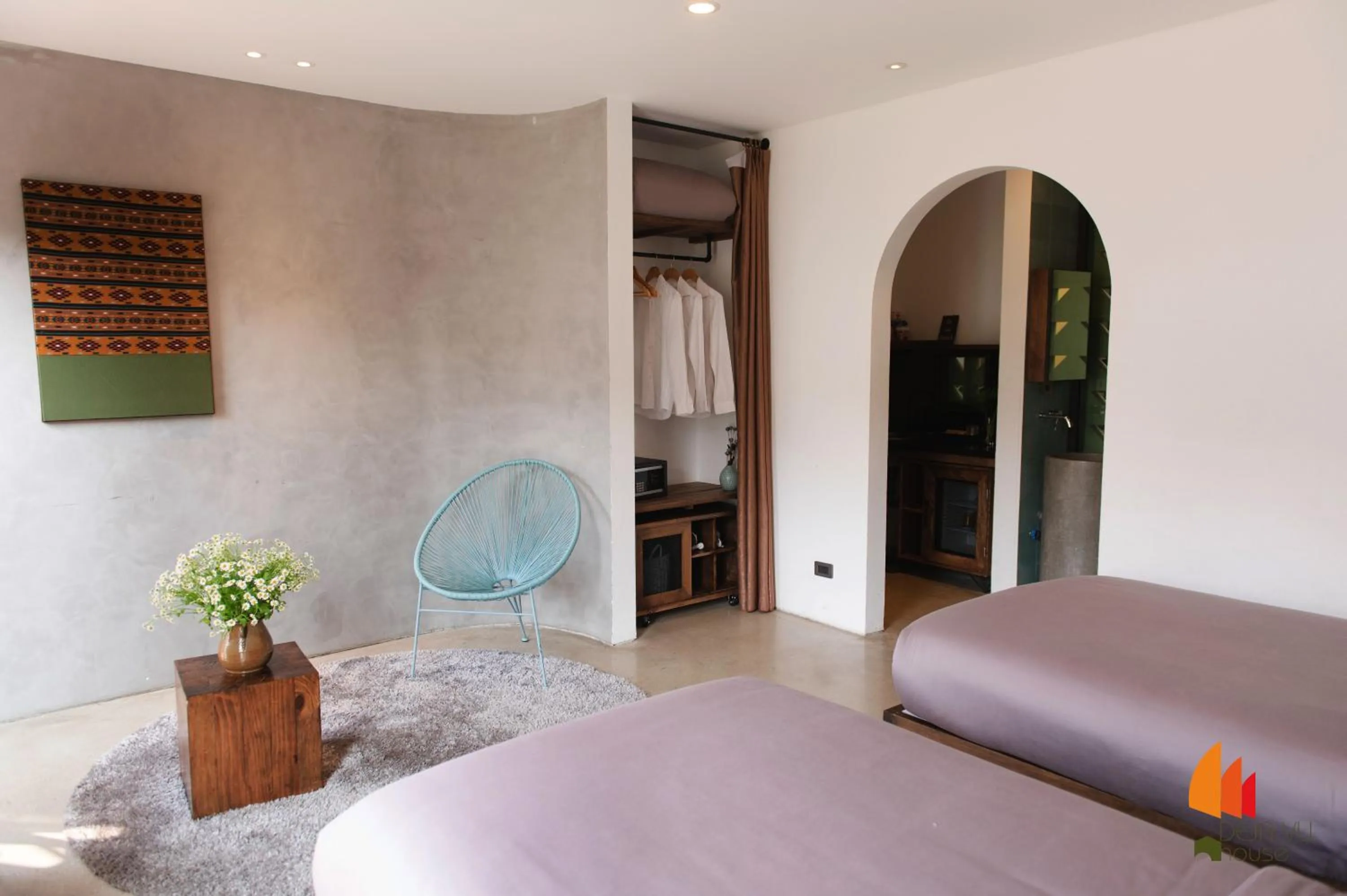 Bed in Deja Vu House Ha Long