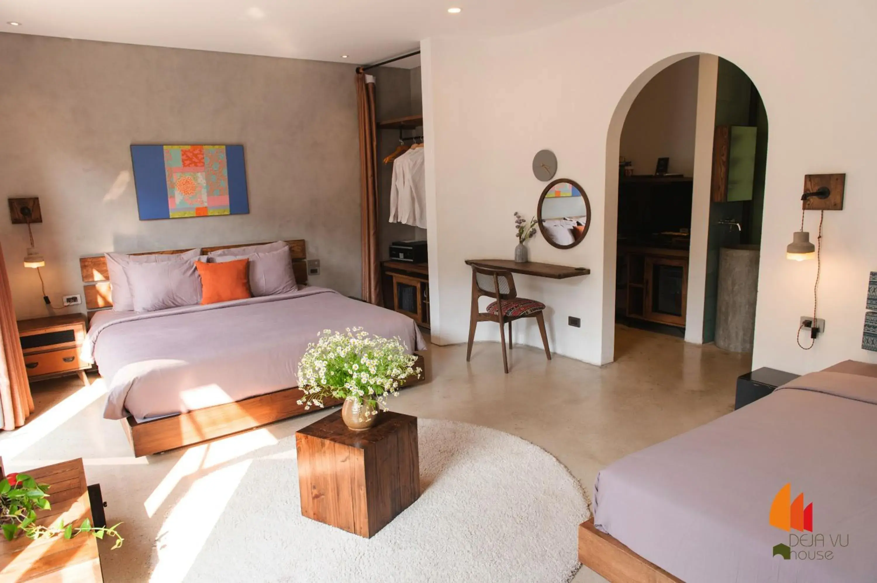 Bed in Deja Vu House Ha Long Bed in Deja Vu House Ha Long