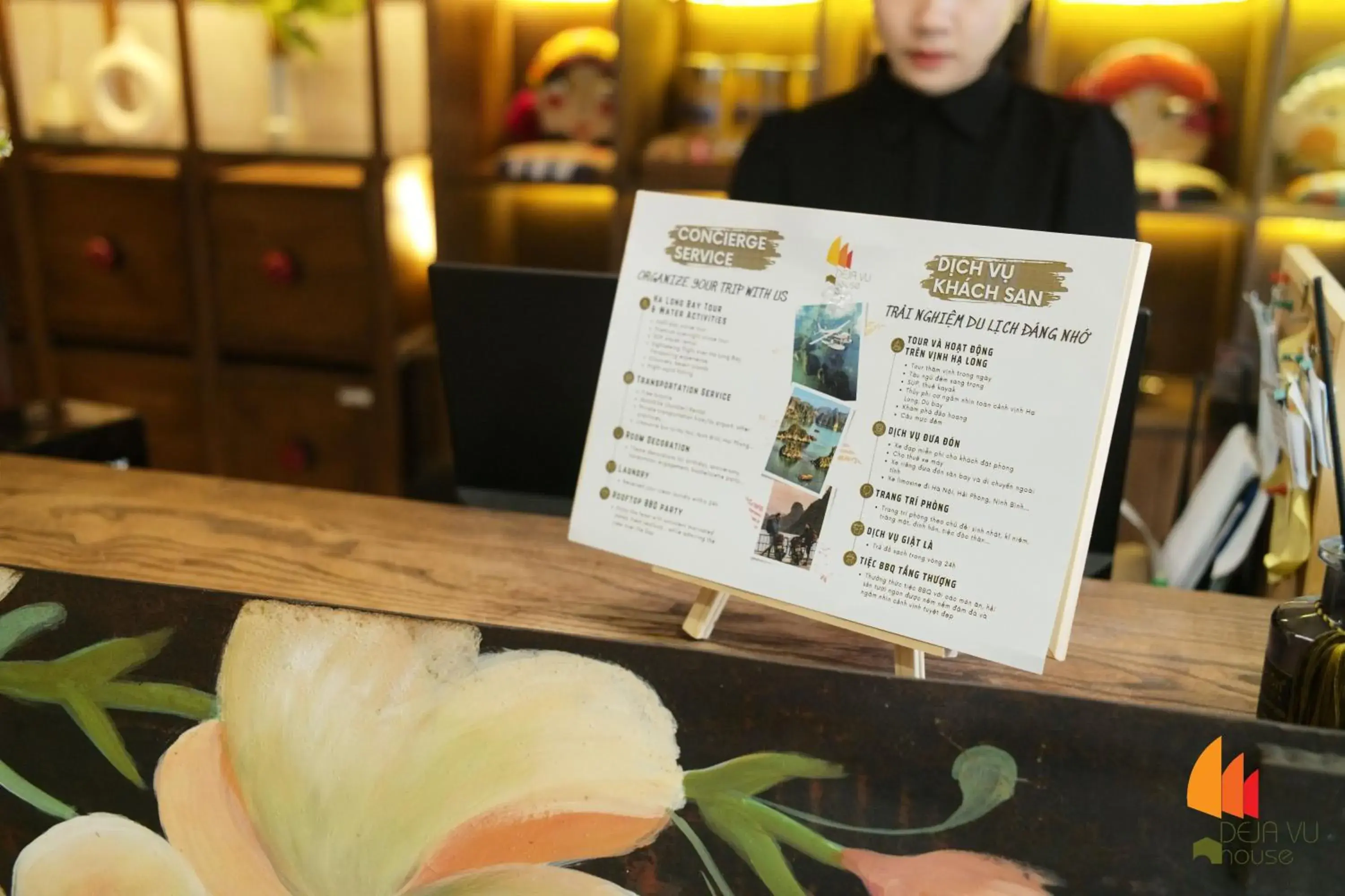 Lobby or reception in Deja Vu House Ha Long Lobby or reception in Deja Vu House Ha Long