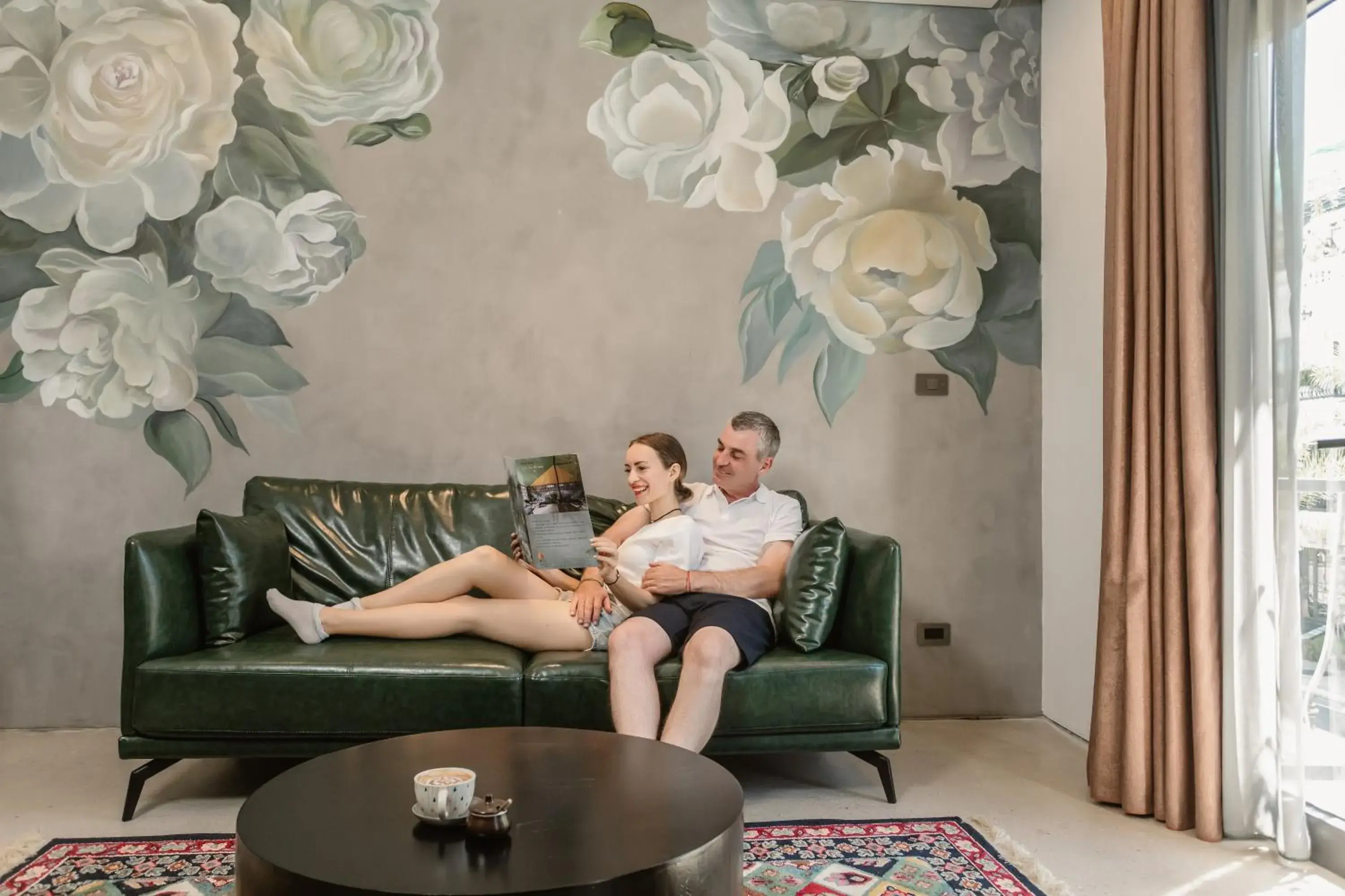 Living room in Deja Vu House Ha Long Living room in Deja Vu House Ha Long