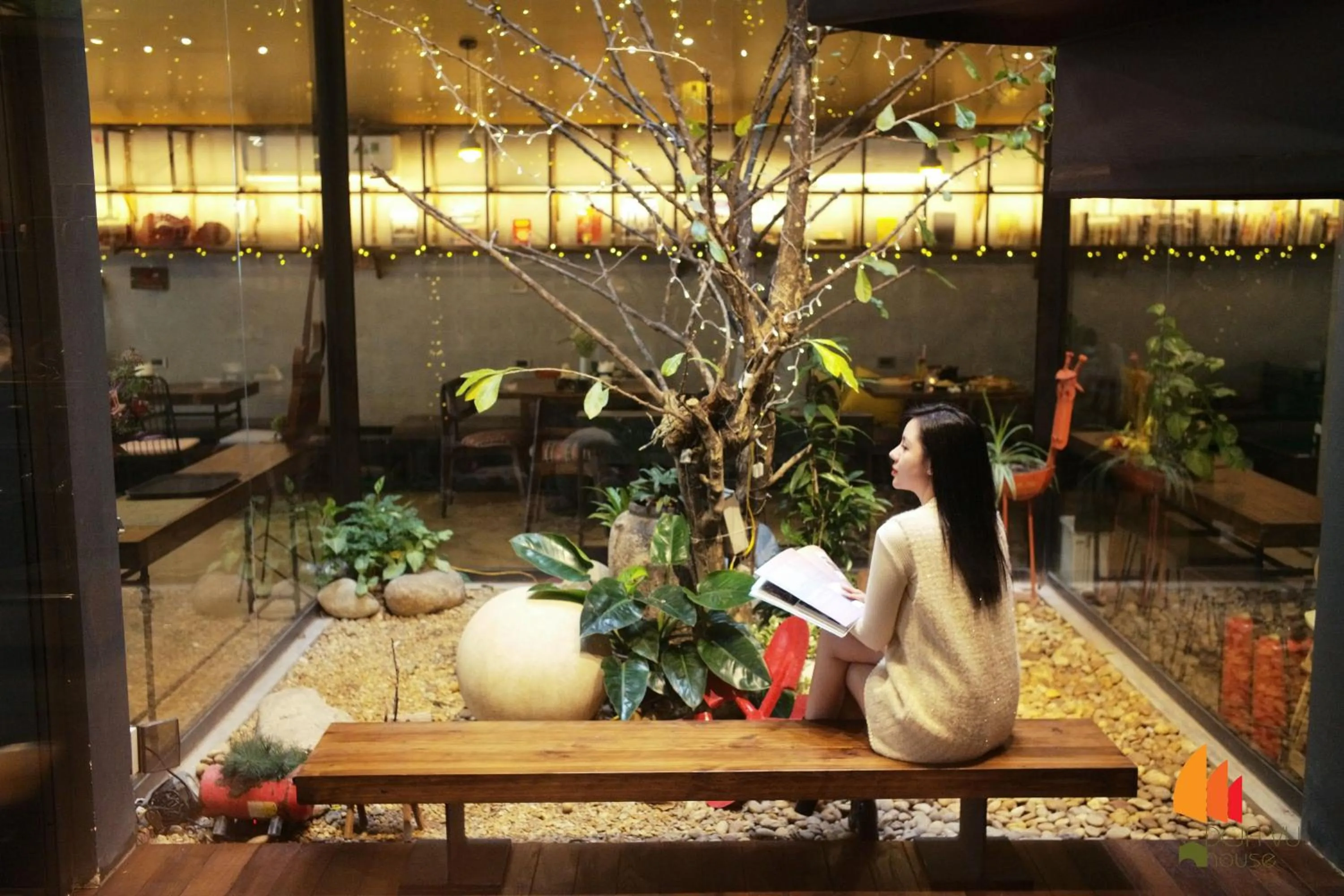 Seating area in Deja Vu House Ha Long