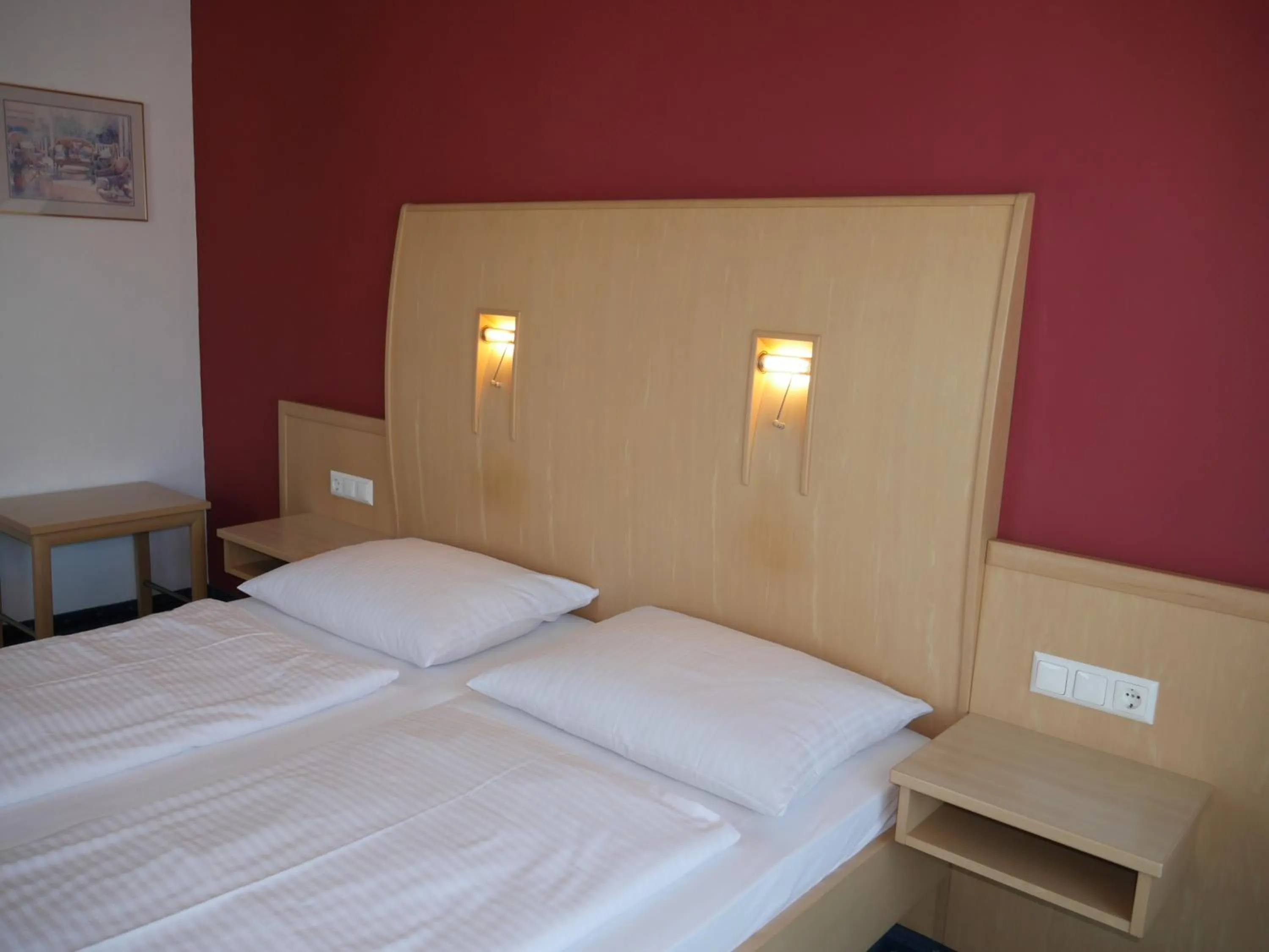 Decorative detail, Bed in Hotel Garni Höchschmied