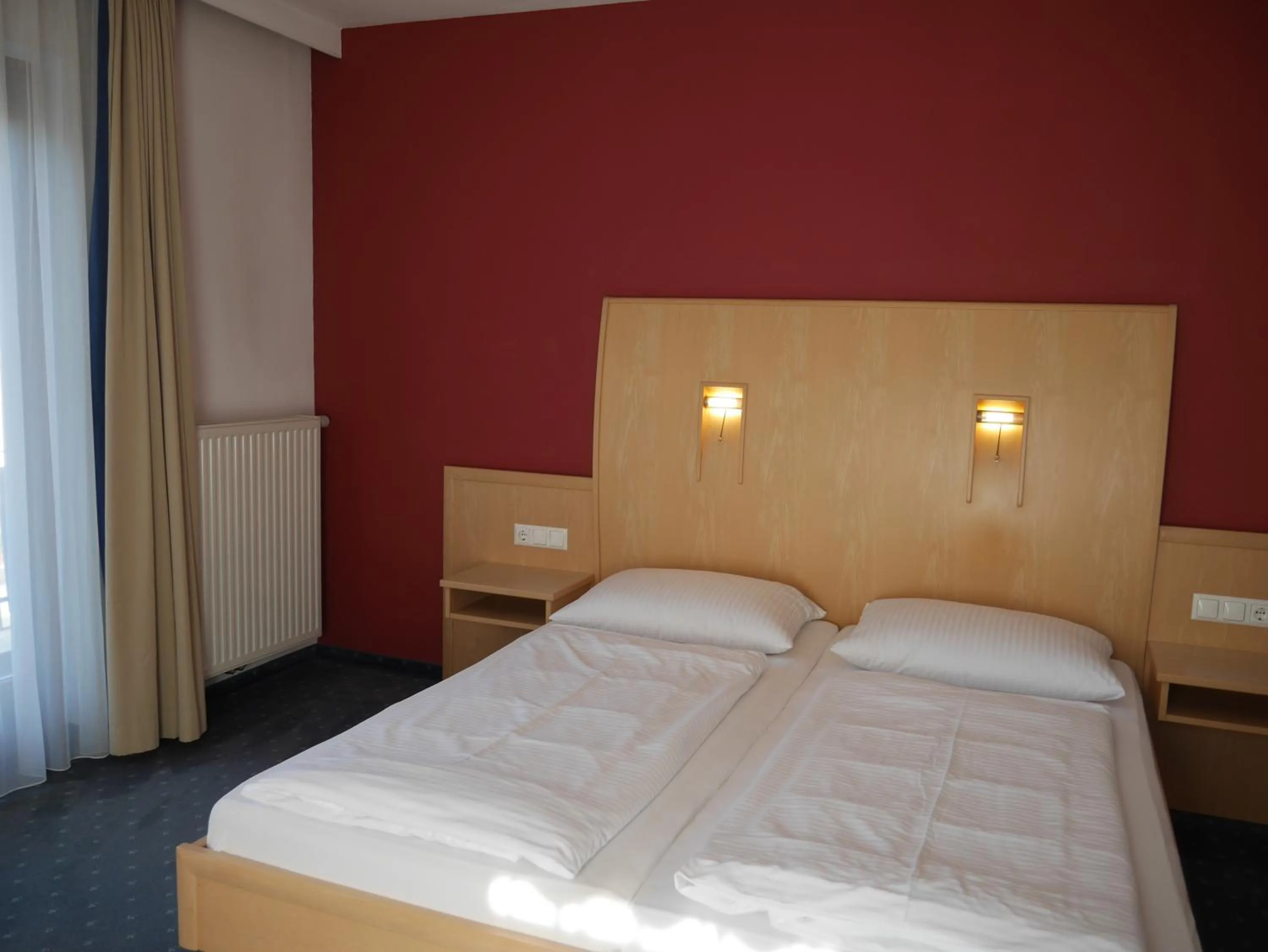 Decorative detail, Bed in Hotel Garni Höchschmied