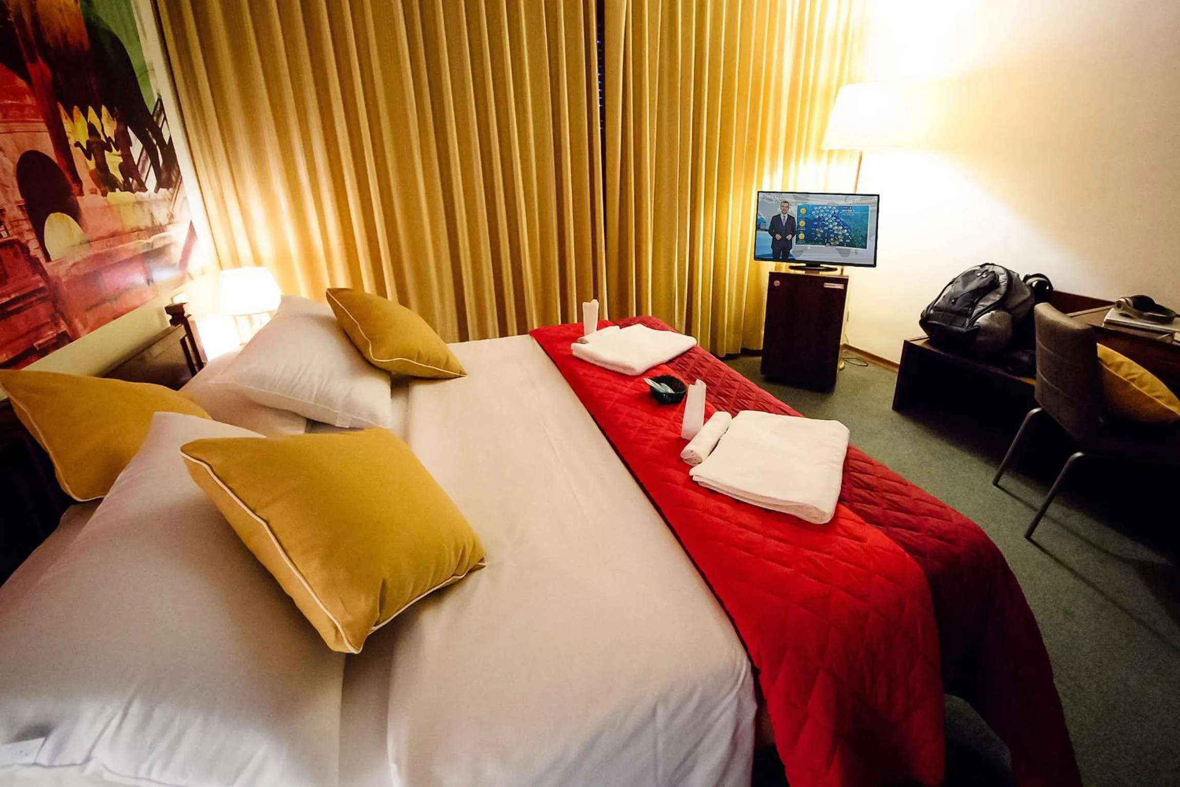 Bed in Hotel Palombella & Restaurant