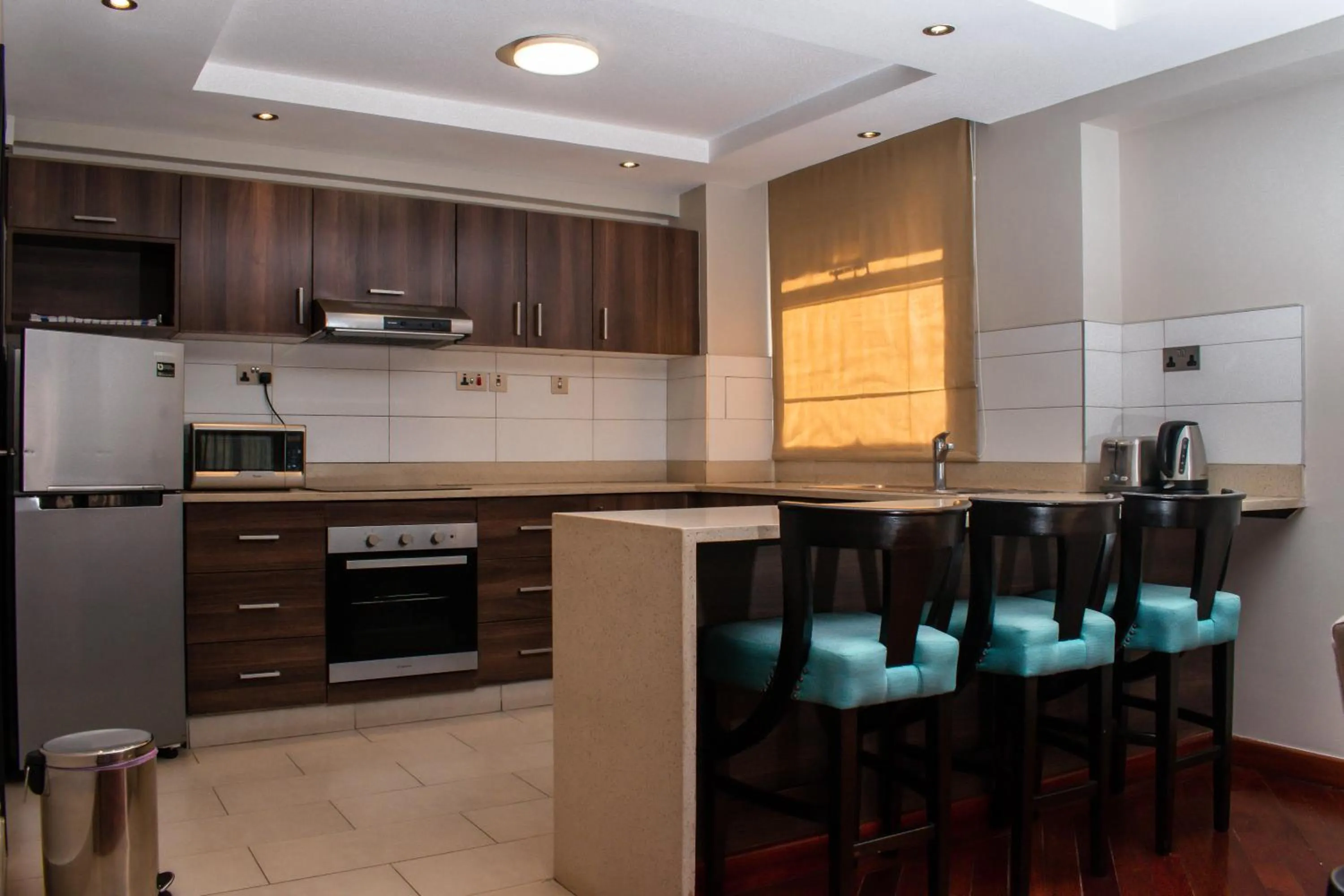 Kitchen or kitchenette in Longonot Place Serviced Apartment-Nairobi, City Centre CBD