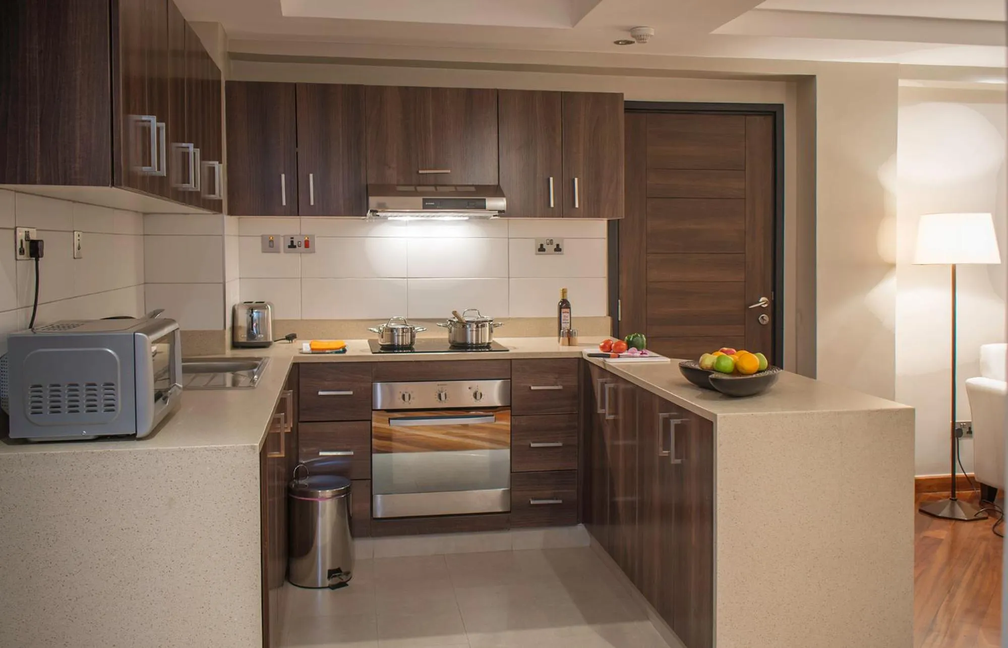 Kitchen or kitchenette in Longonot Place Serviced Apartment-Nairobi, City Centre CBD