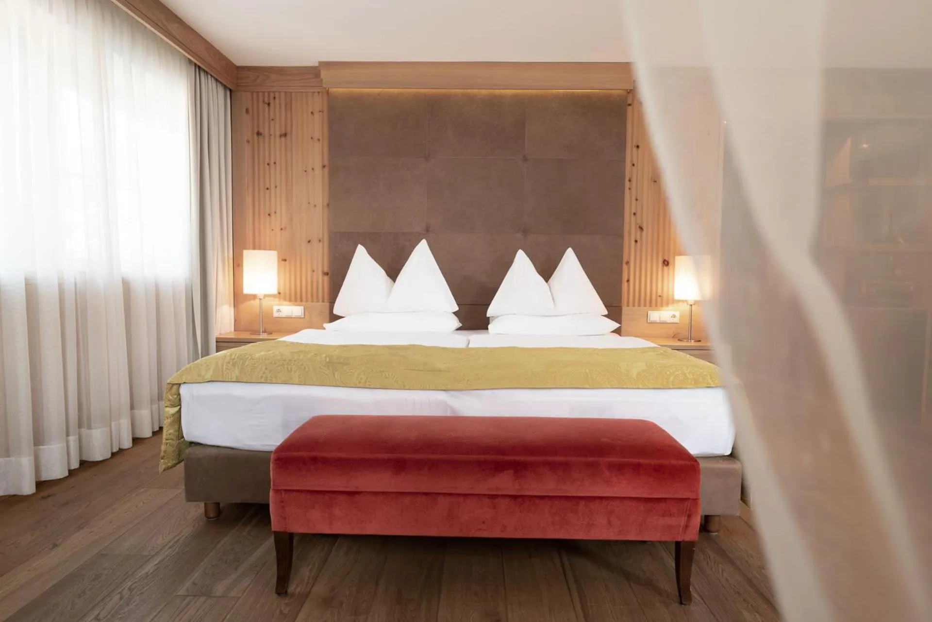 Bedroom, Bed in Adler Spa Resort Dolomiti