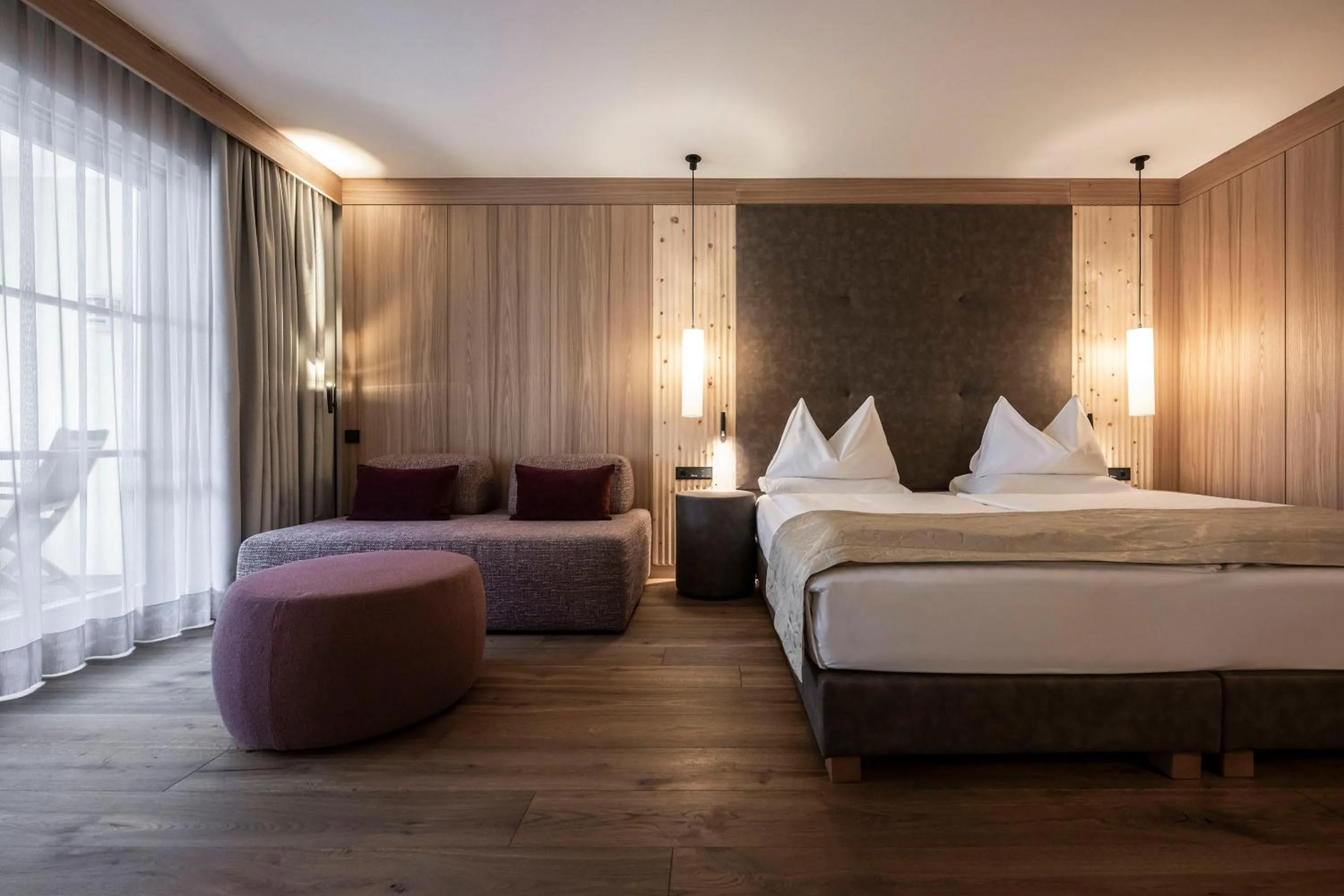 Bathroom, Bed in Adler Spa Resort Dolomiti